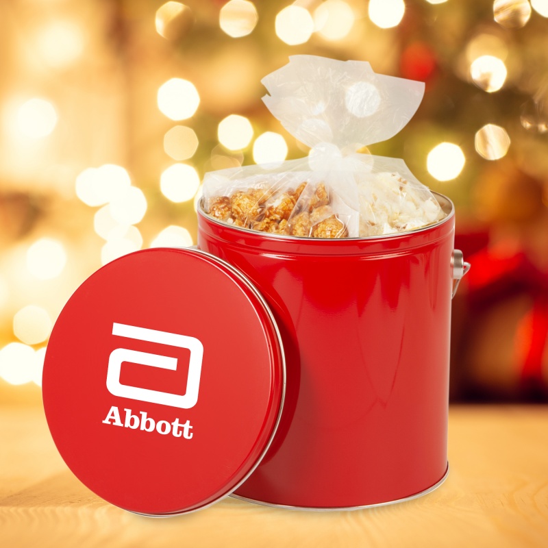 1 Gallon Popcorn Tins- Trio (Butter, Cheddar, Caramel) 2