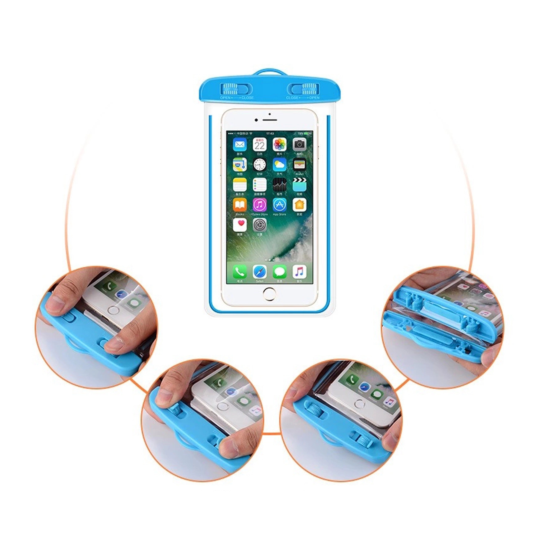 Luminous Pvc Waterproof Mobile Phone Bag 2