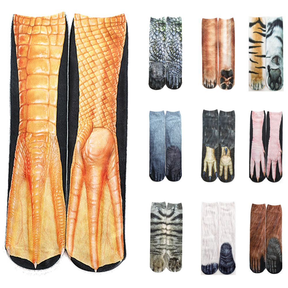 3D Animal Paws Socks 3
