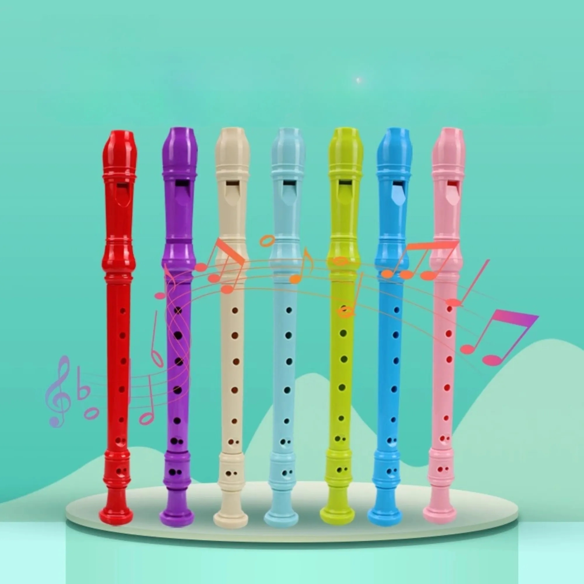Soprano Recorder German Style 8 Holes Easy Instrument 4