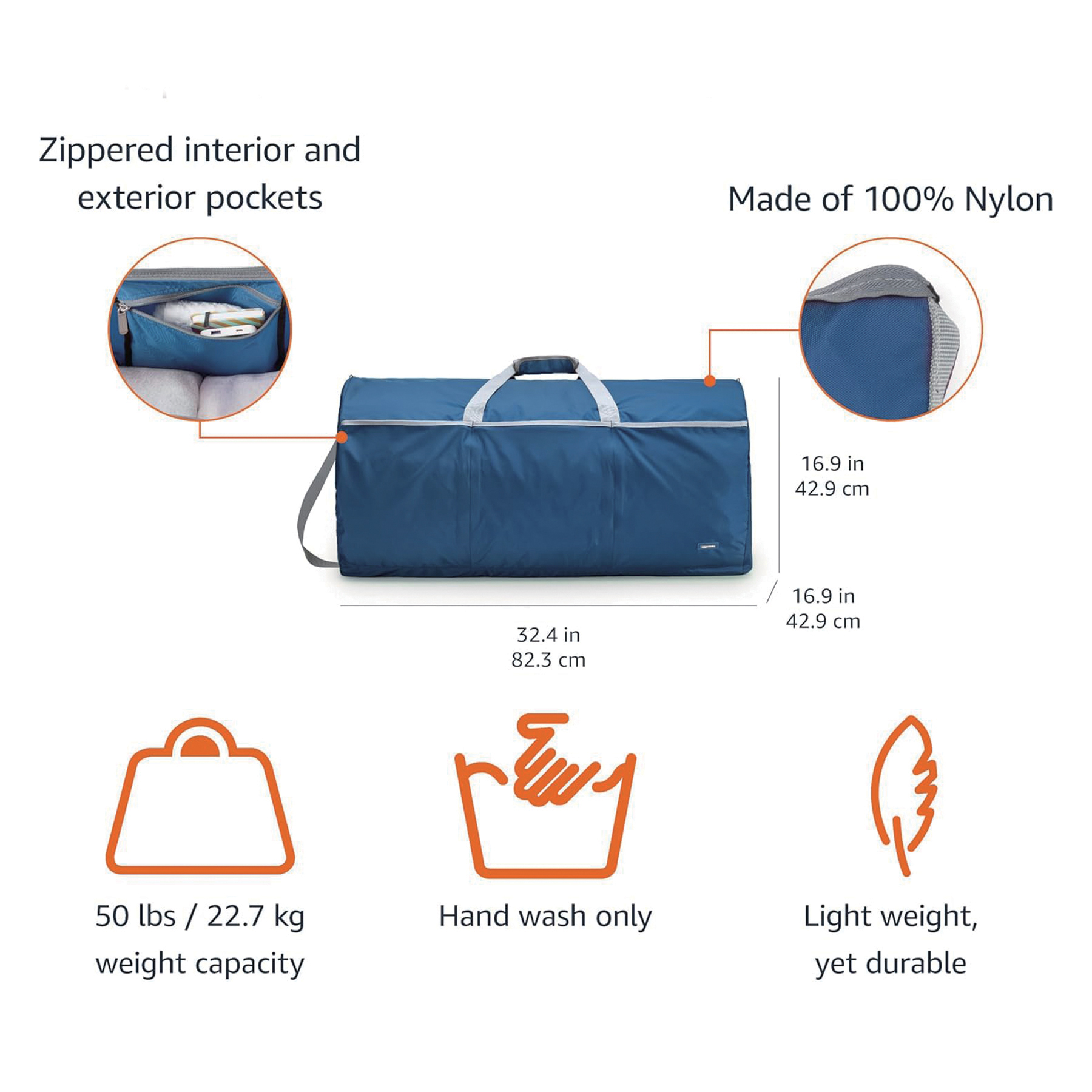 Extra Large Foldable Duffle Bag 5