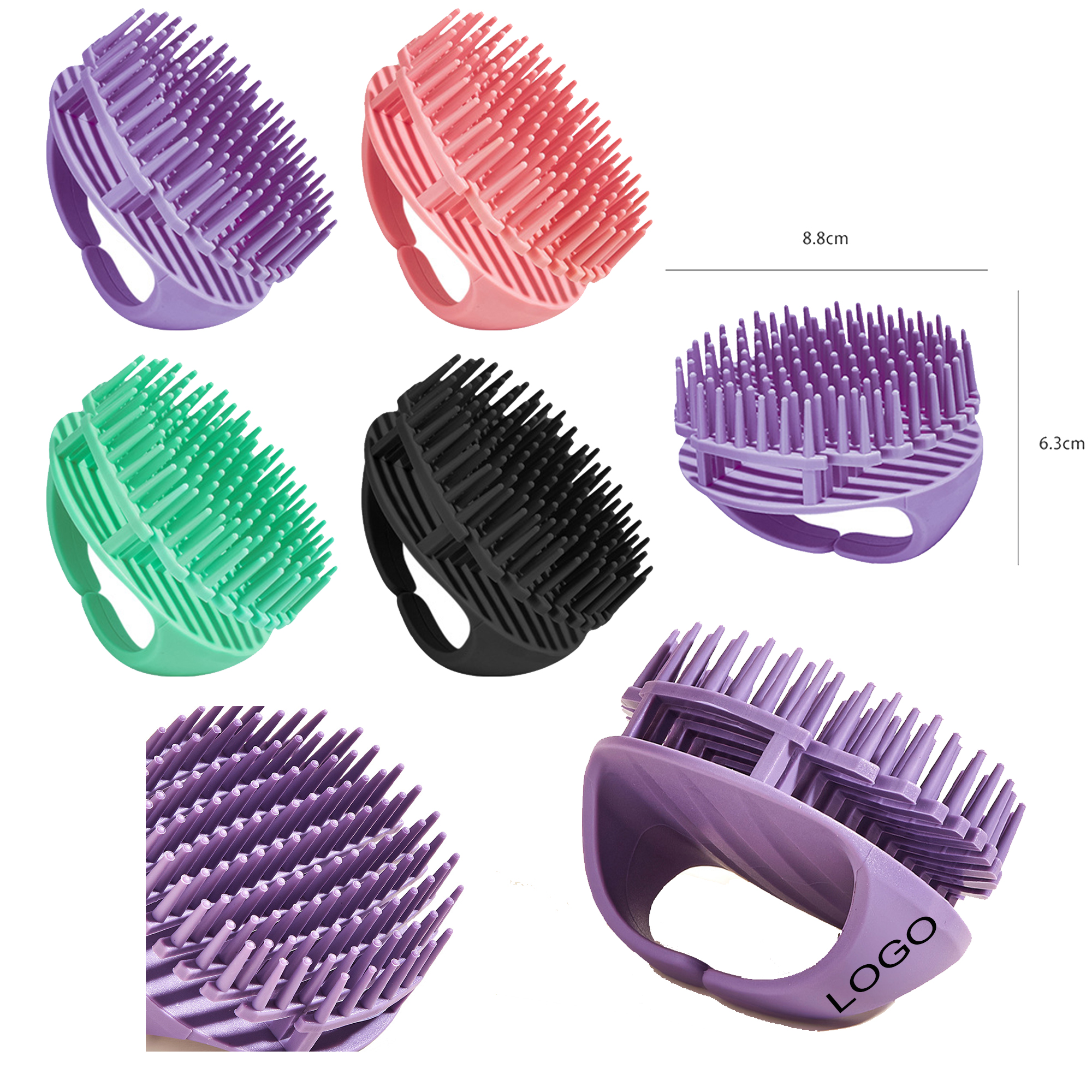 Showerhead Scalp Scrubber Exfoliating Brush 1