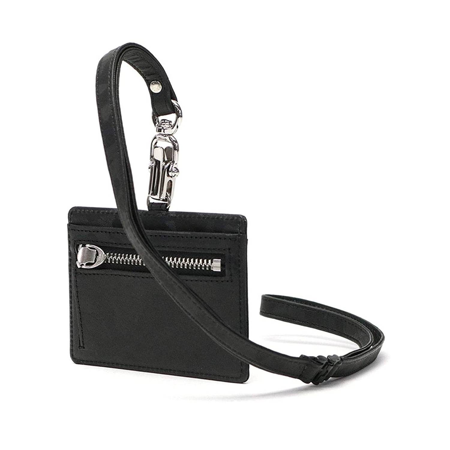 Genuine Leather lanyard Card Cover ID Badge Holder Work 13