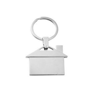 Charming Dual Window House Shaped Keychain 7