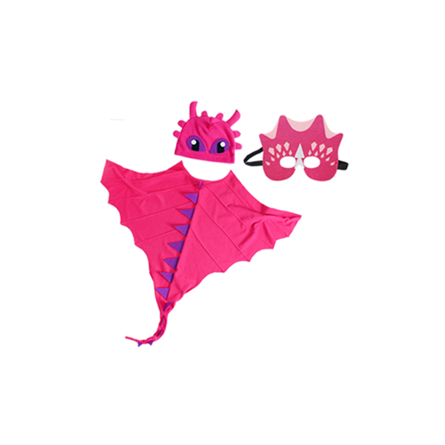 Children Dinosaur Cloak,Hat And Mask Set 3