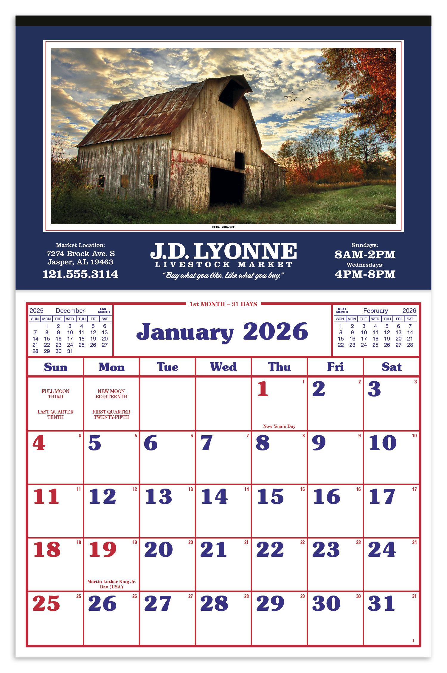 Skinner & Kennedy® Large Everyday Farm Memo 152