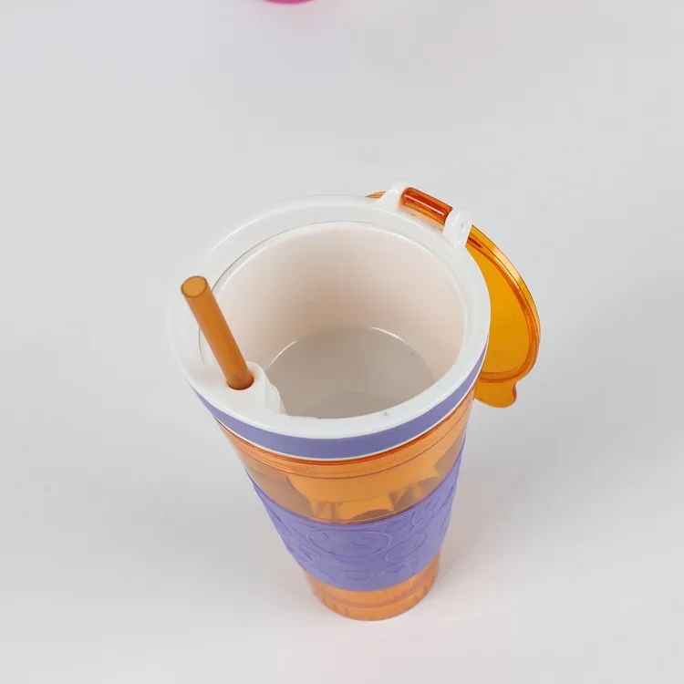 Travel Snack & Drink Cup With Straw 5