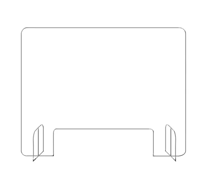 Countertop Sneeze Guard 2