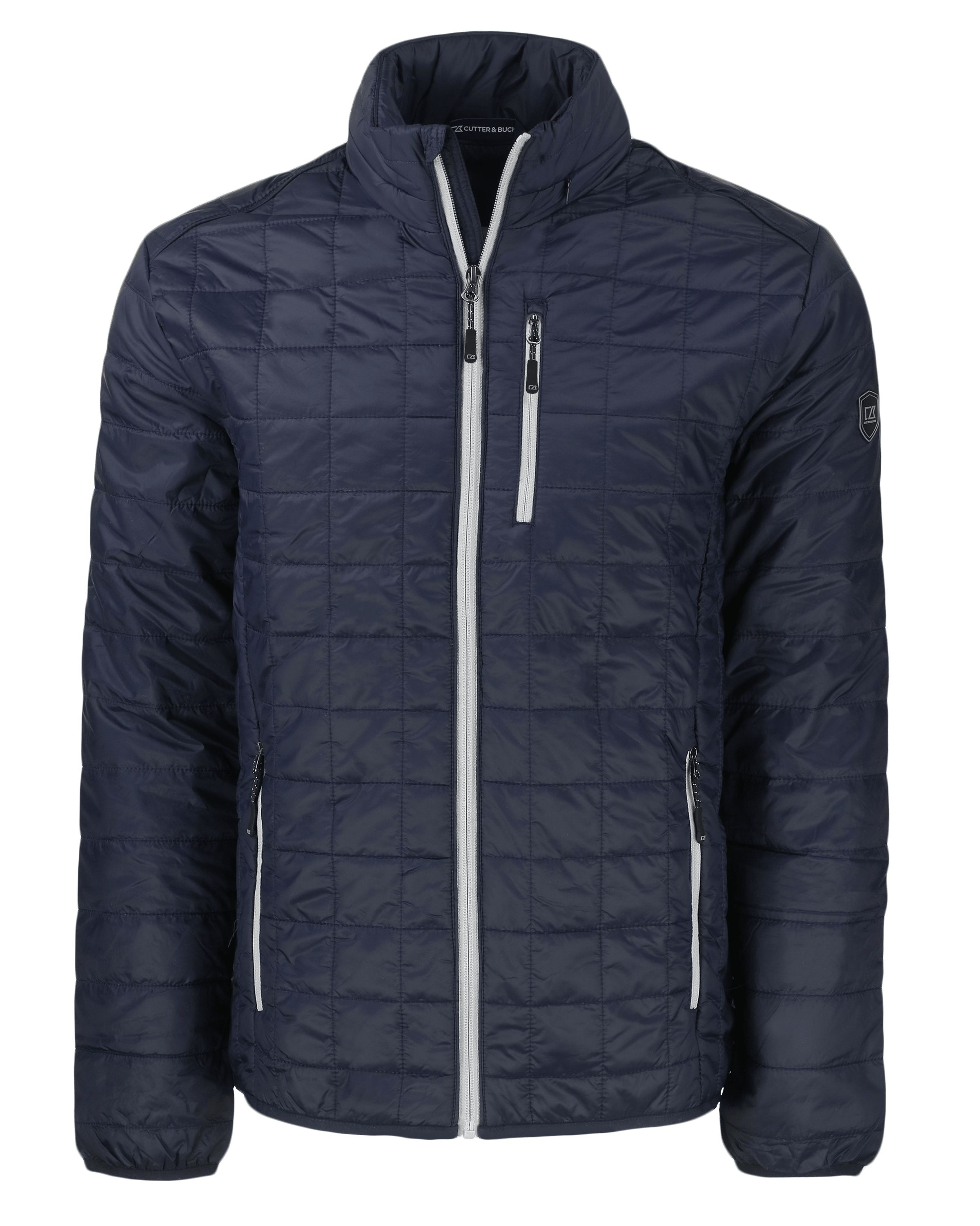 Cutter & Buck Rainier Recycled Insulated Puffer Mens Full Zip Jacket 48