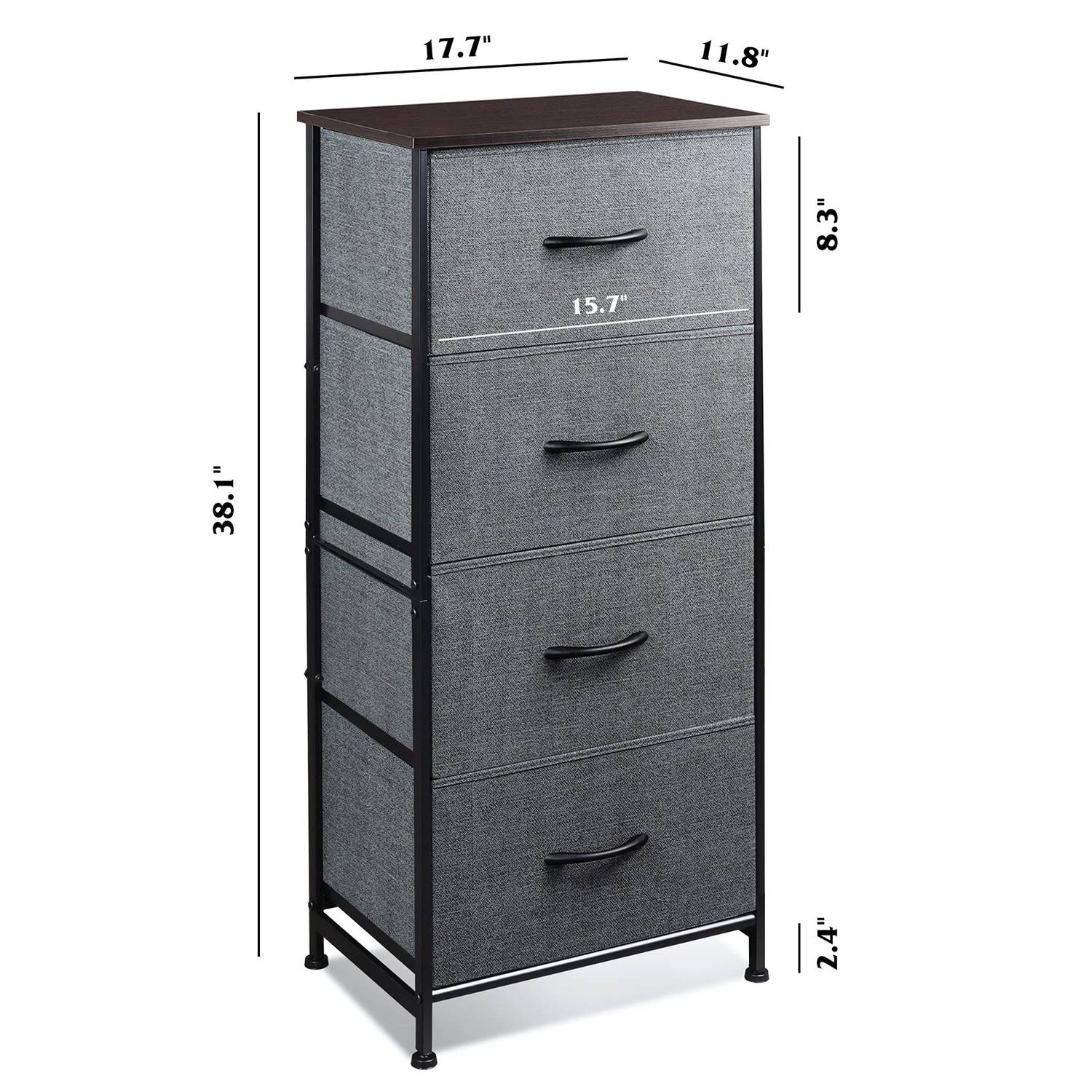 Four Layer Thickened Drawer Storage Cabinet 7