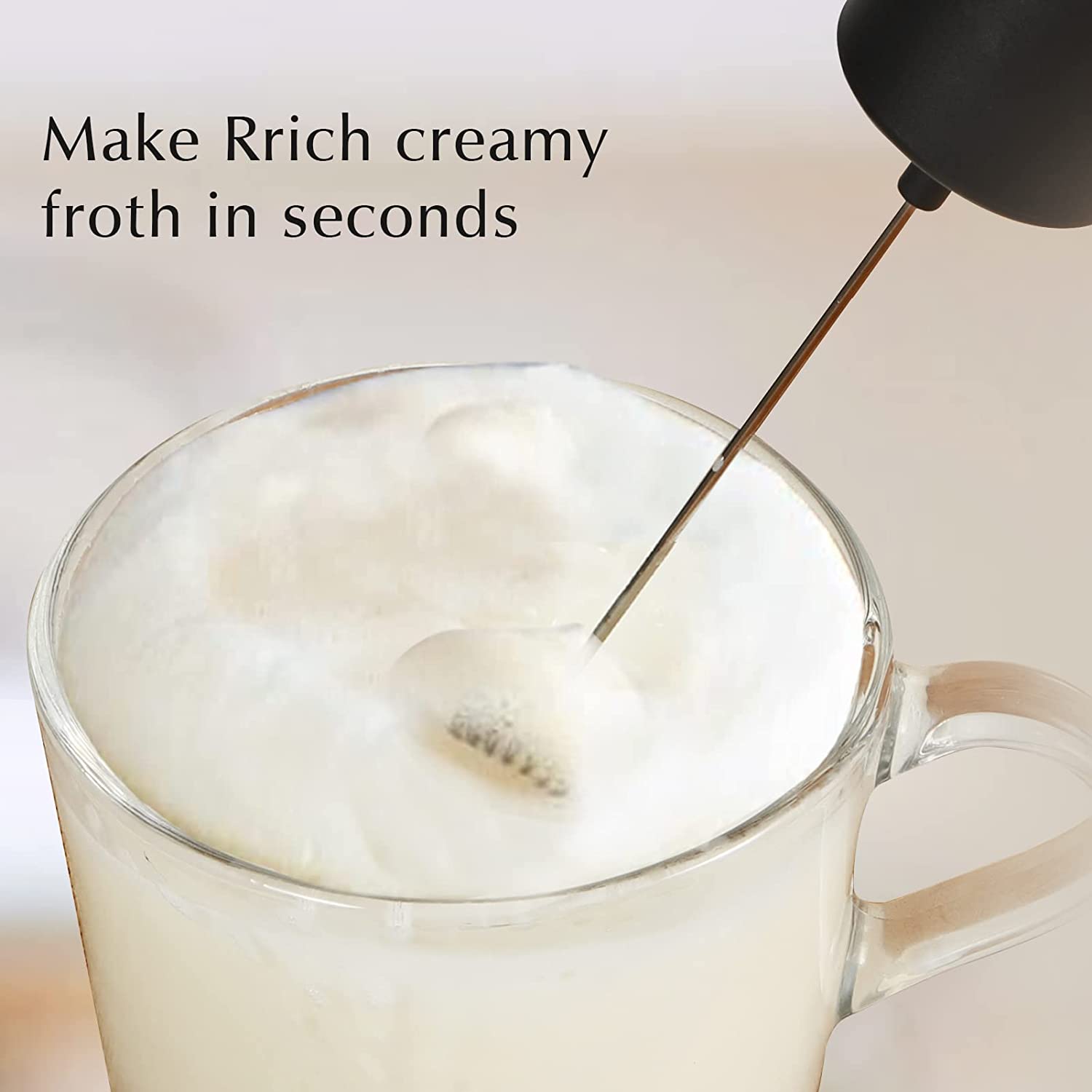 Handheld Stainless Steel Milk Frother 10
