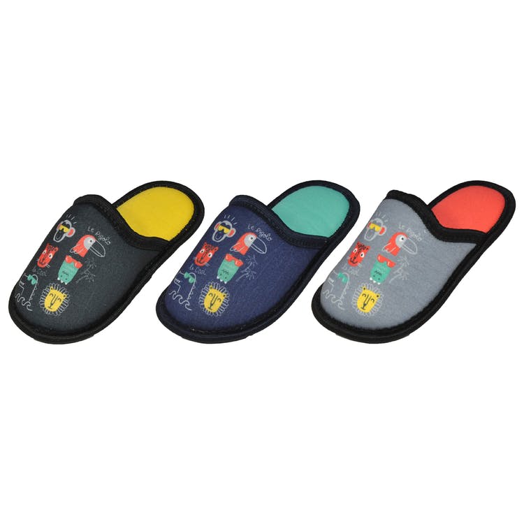 Boy's Slippers - Size 11/12 - 4 Assorted Age 4-8 Years 2