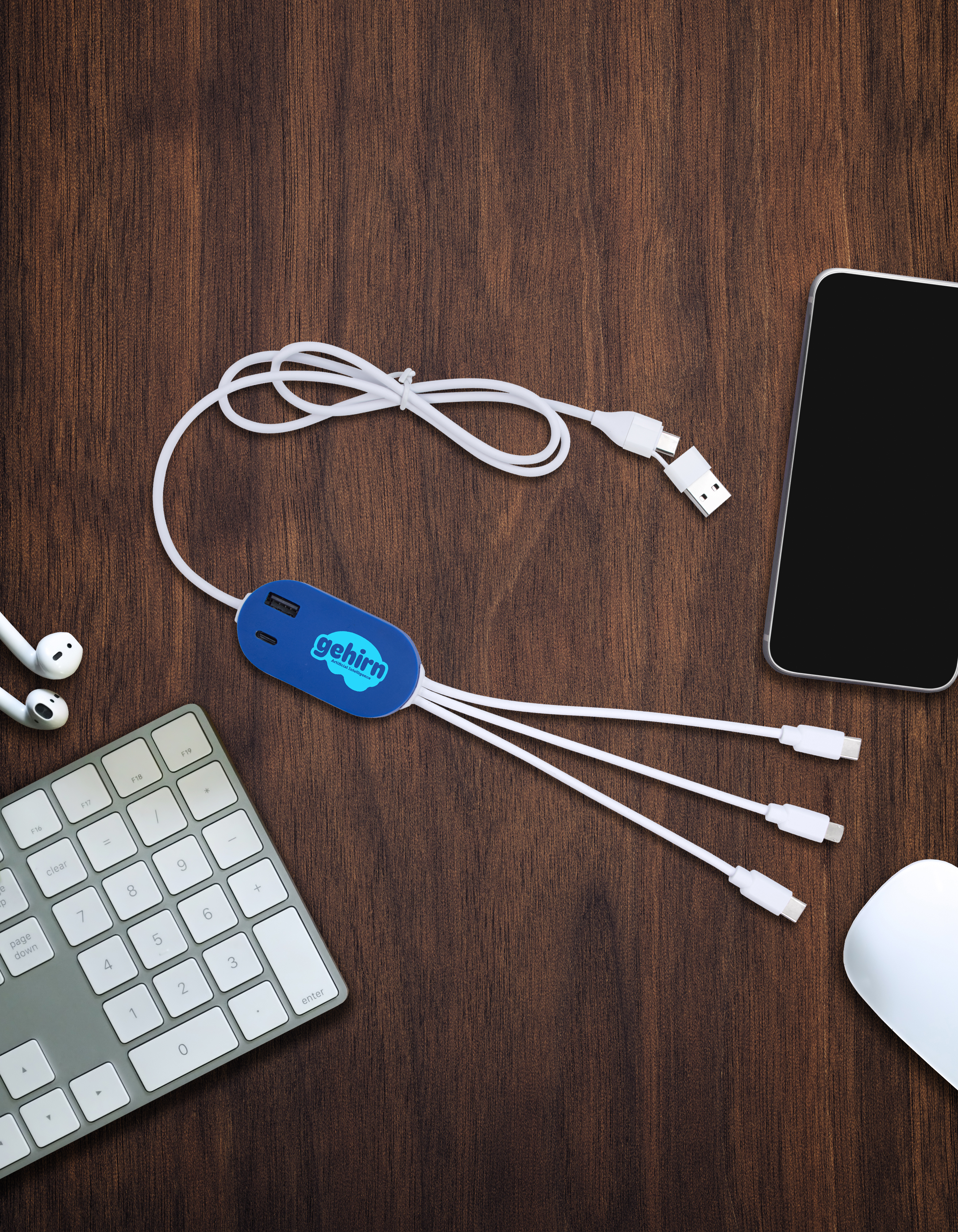 Good Value™ DualLink Charging Cable 2A with USB Hub 21