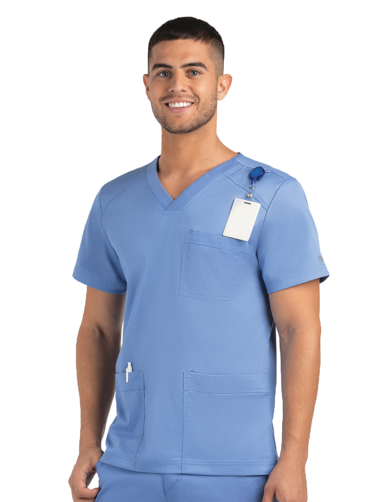Maevn - Matrix - Men's Three-Pocket V-Neck Top 7