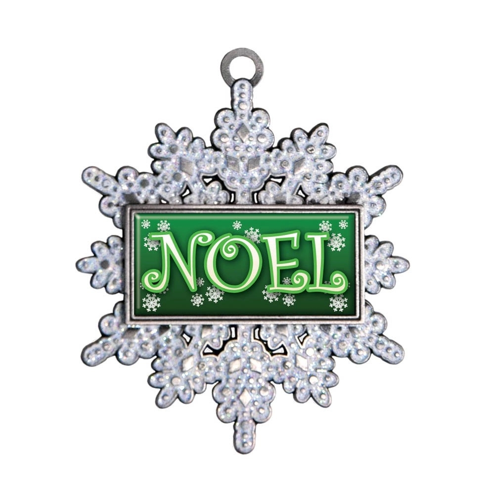 Cast Holiday Ornament, custom award with logo imprint 2