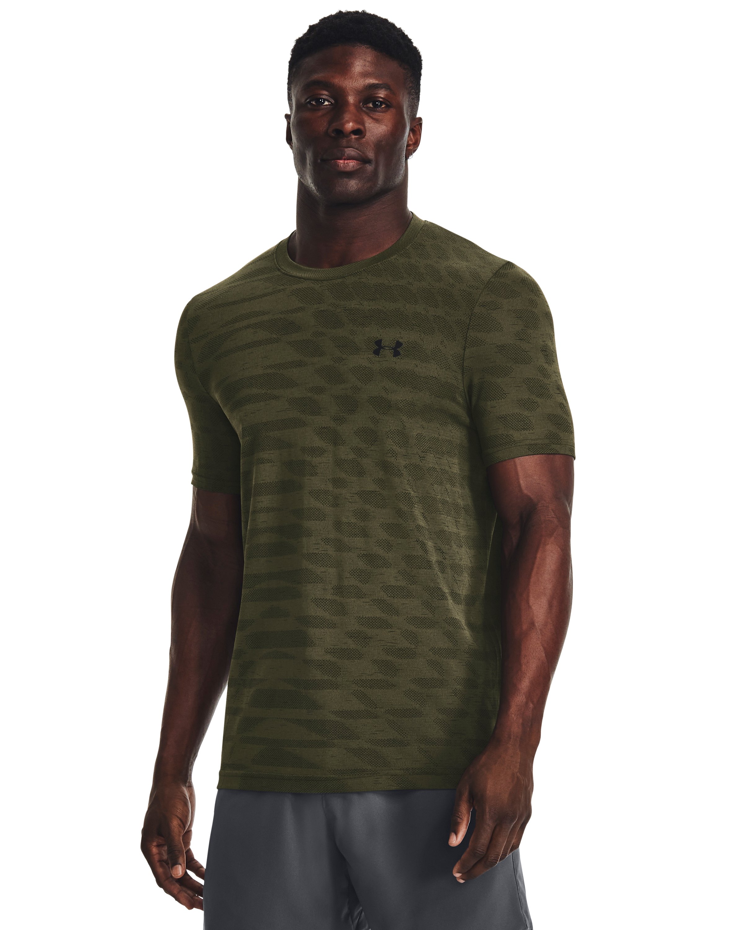 UA Seamless Ripple Men's Short Sleeve 9