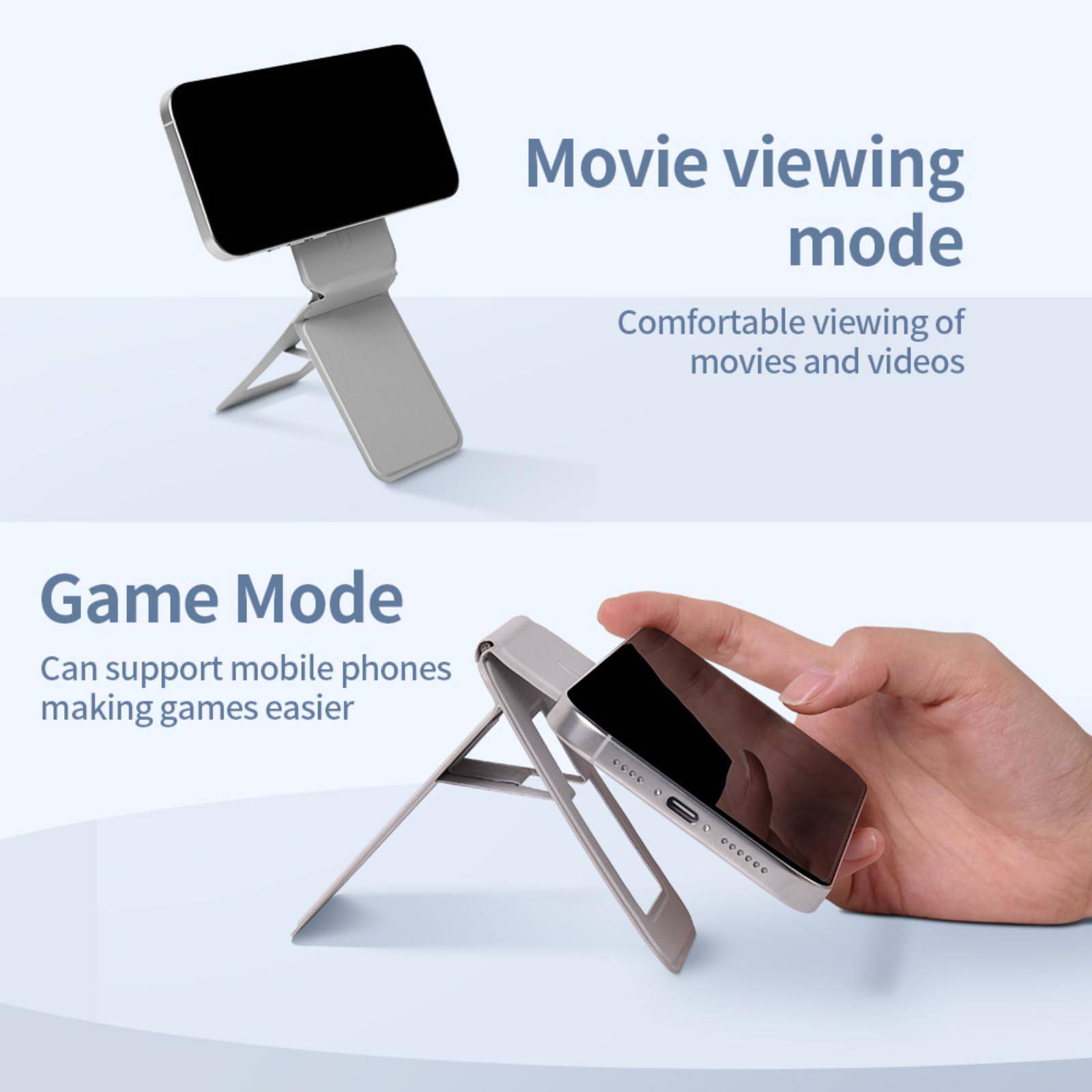 Multi functional magnetic lazy selfie triangle stand 3