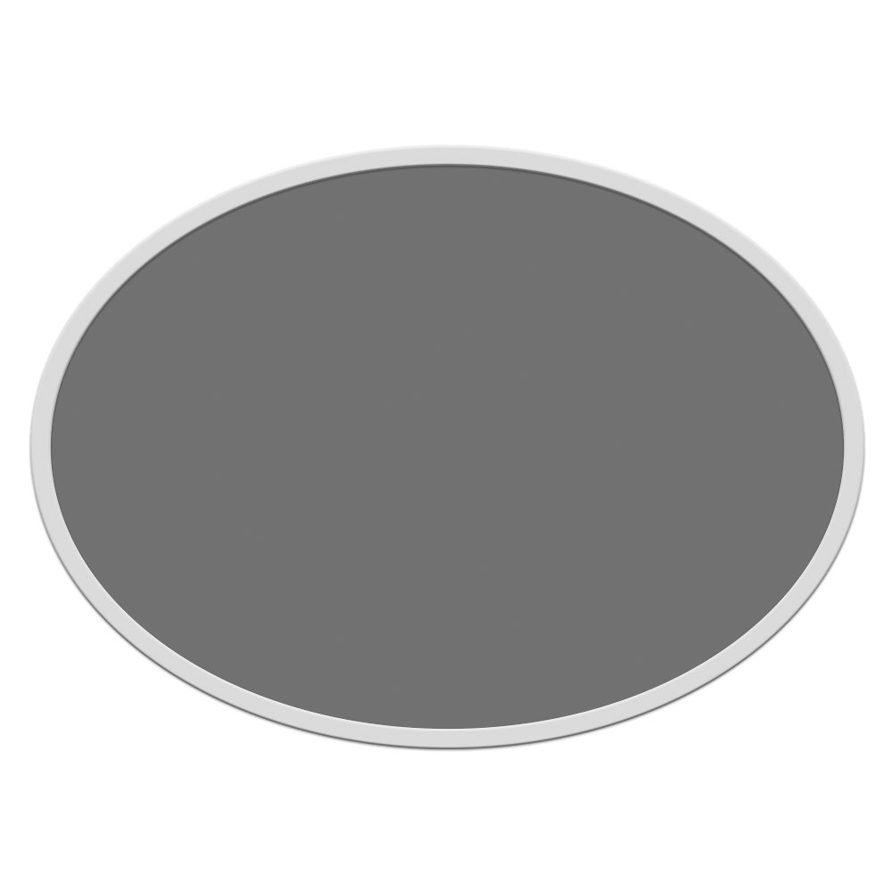 Express Vibraprint 1" x 1-1/2" Oval Lapel Pin & Magnet Back 5