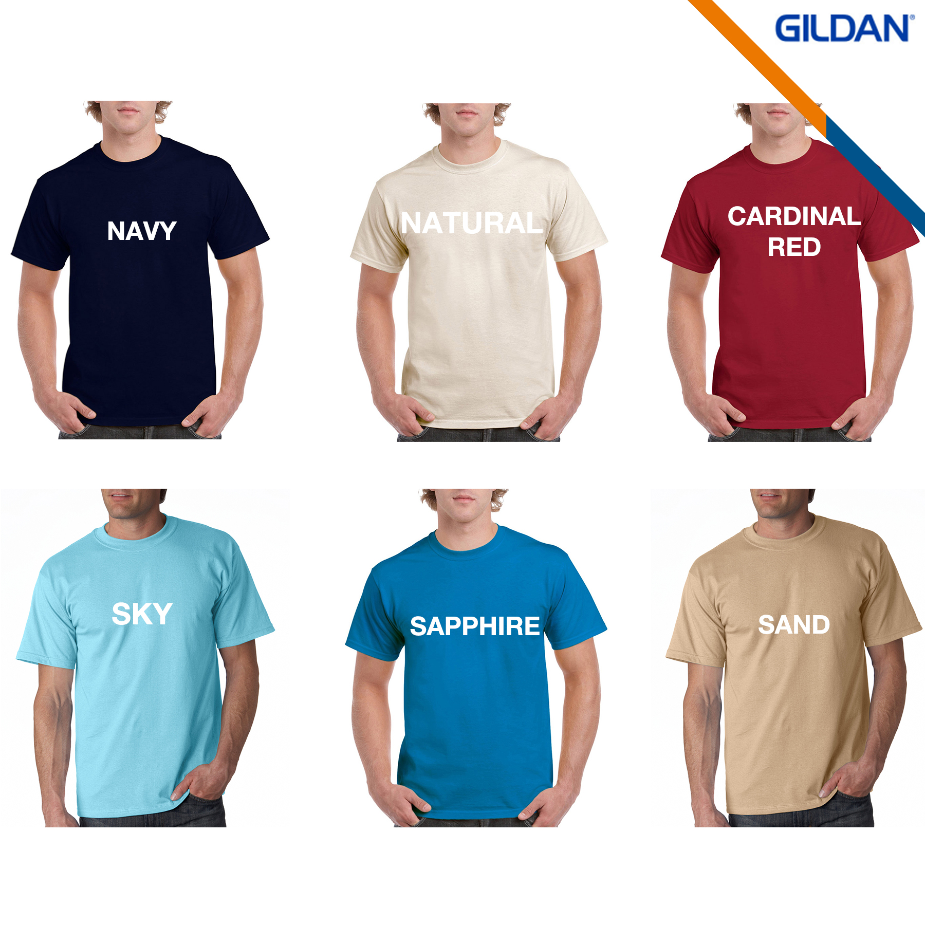 Gildan® 6 oz Ultra Cotton Preshrunk Tees 12