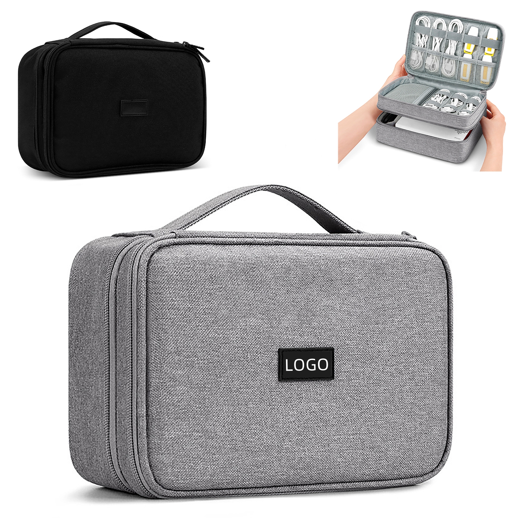 Double layer electronic travel bag 2