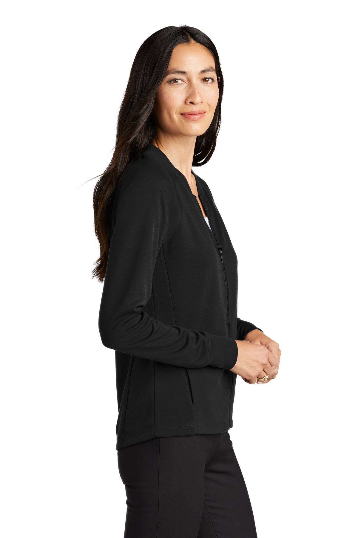 Mercer+Mettle Women's Double-Knit Bomber MM3001 23