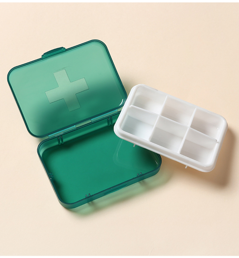 6 Compartment Pill Case, Pill Box 5
