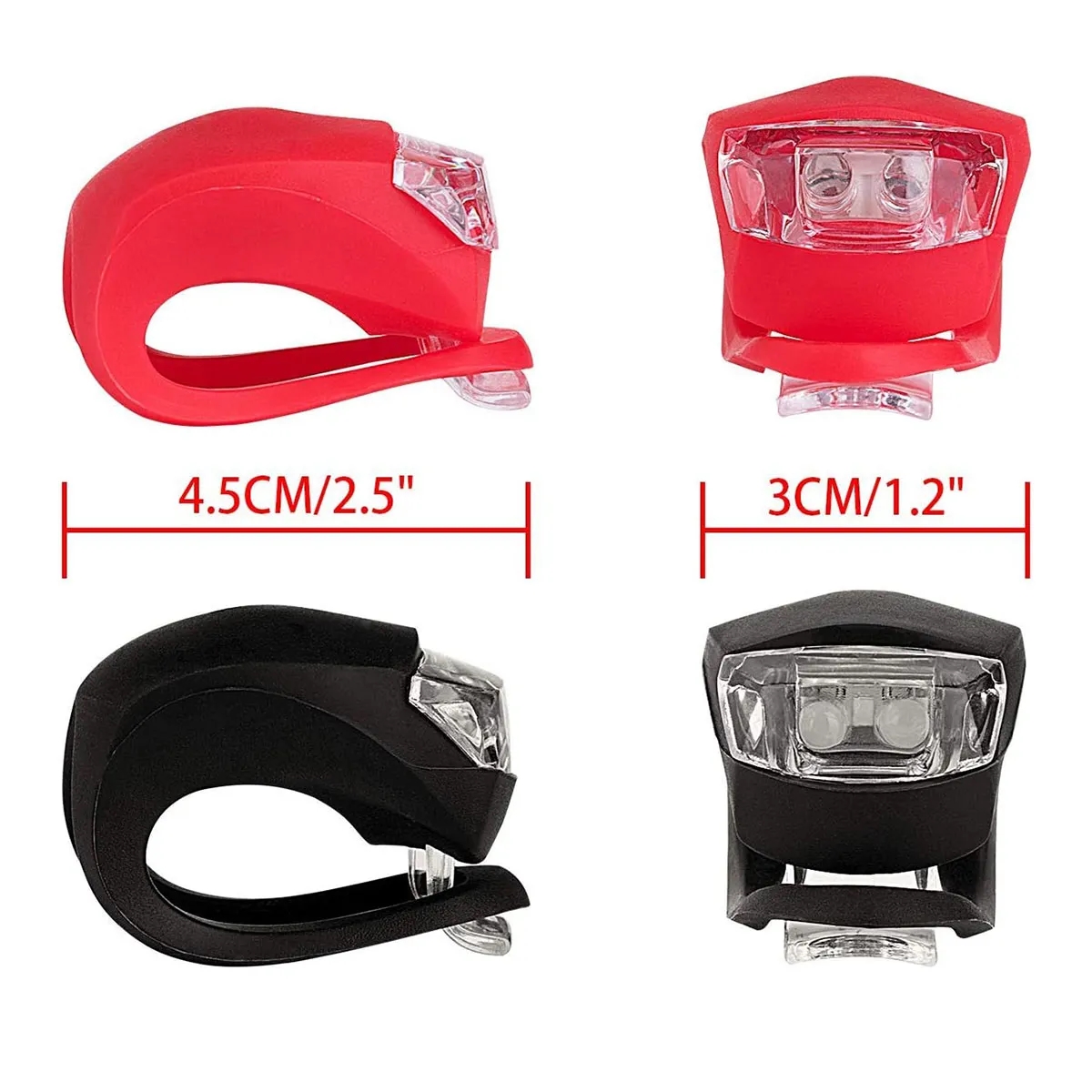 Bicycle Rear Silicone LED Bike Light 4