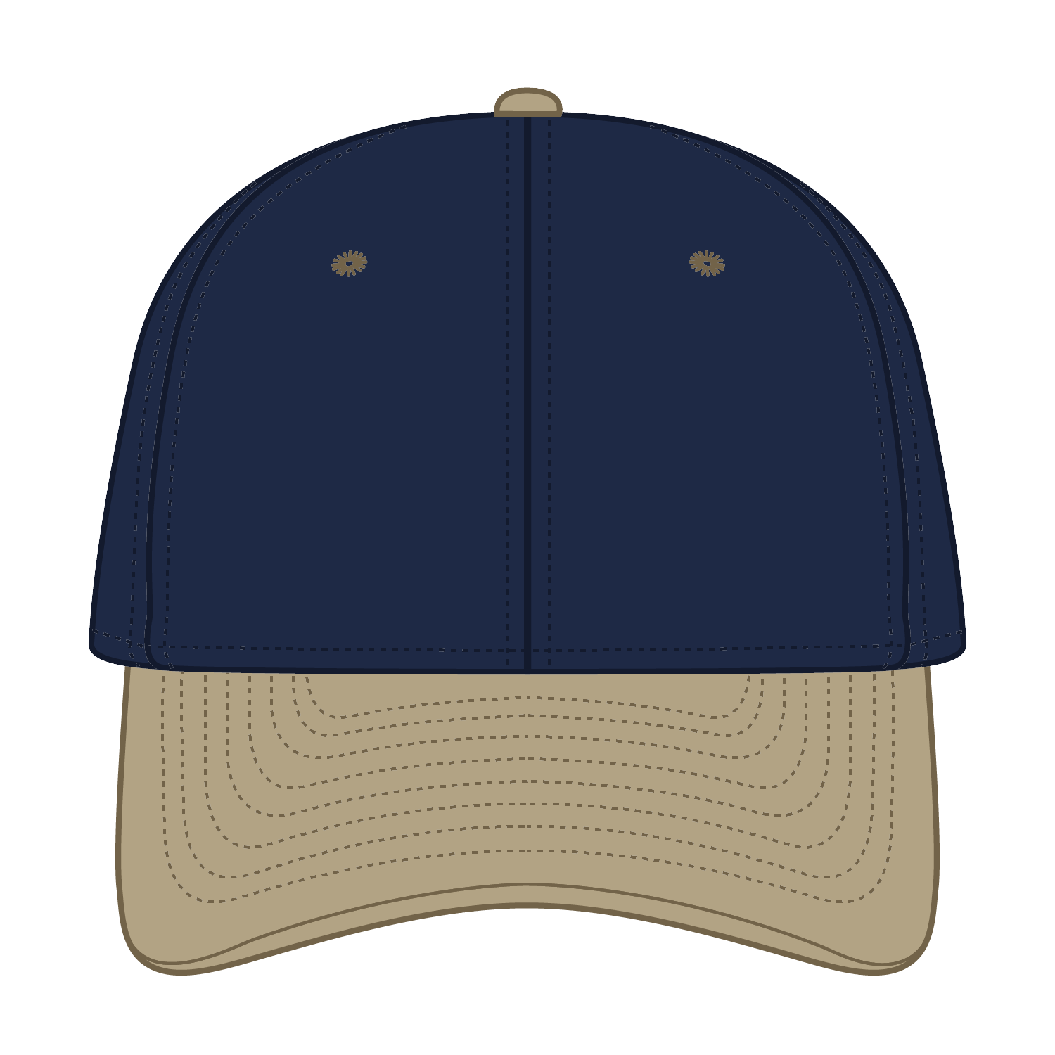 OTTO CAP® OTTO FLEX® Fitted 6 Panel Low Profile Baseball Cap 8