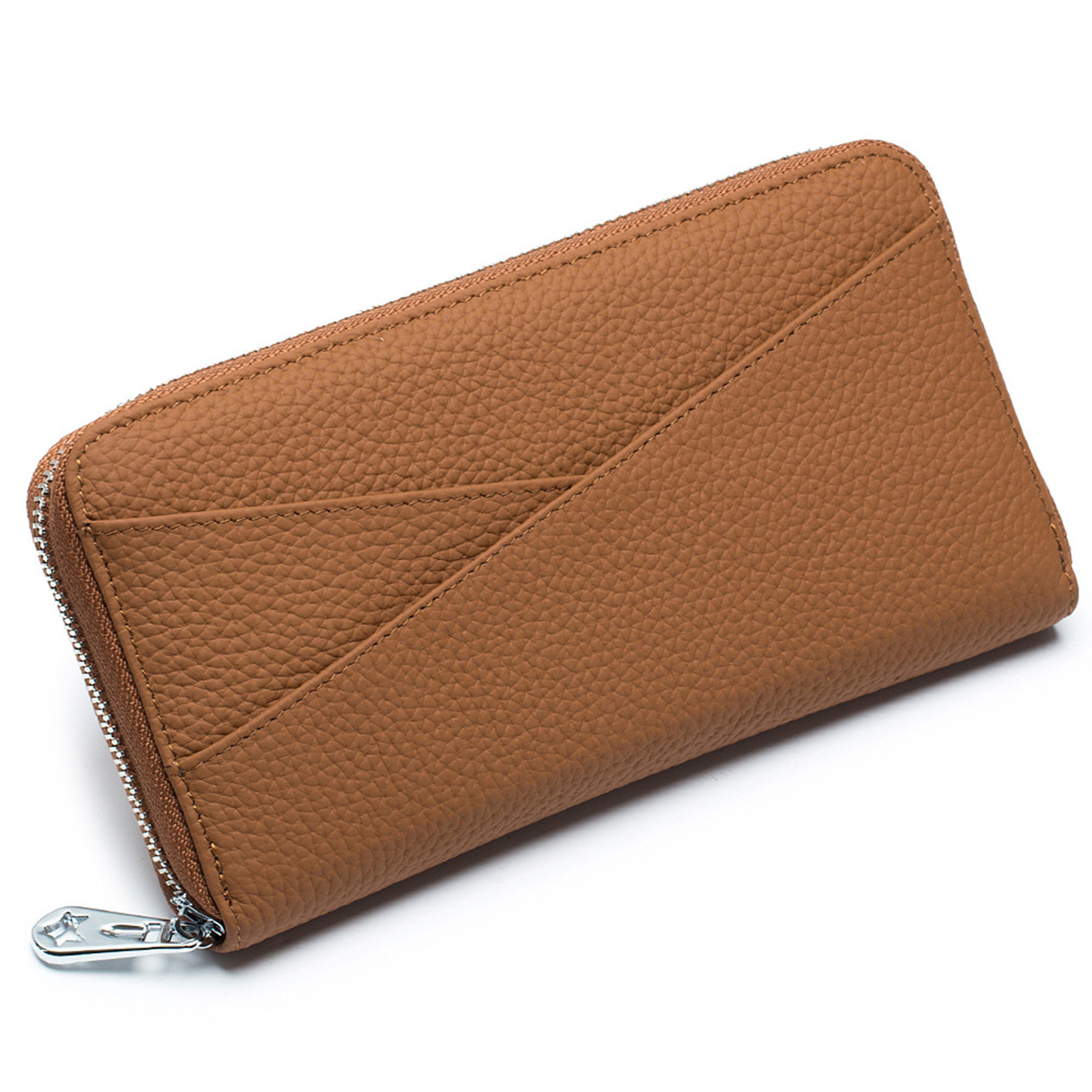 Genuine Leather Stylish accordion card pocket wallet 4