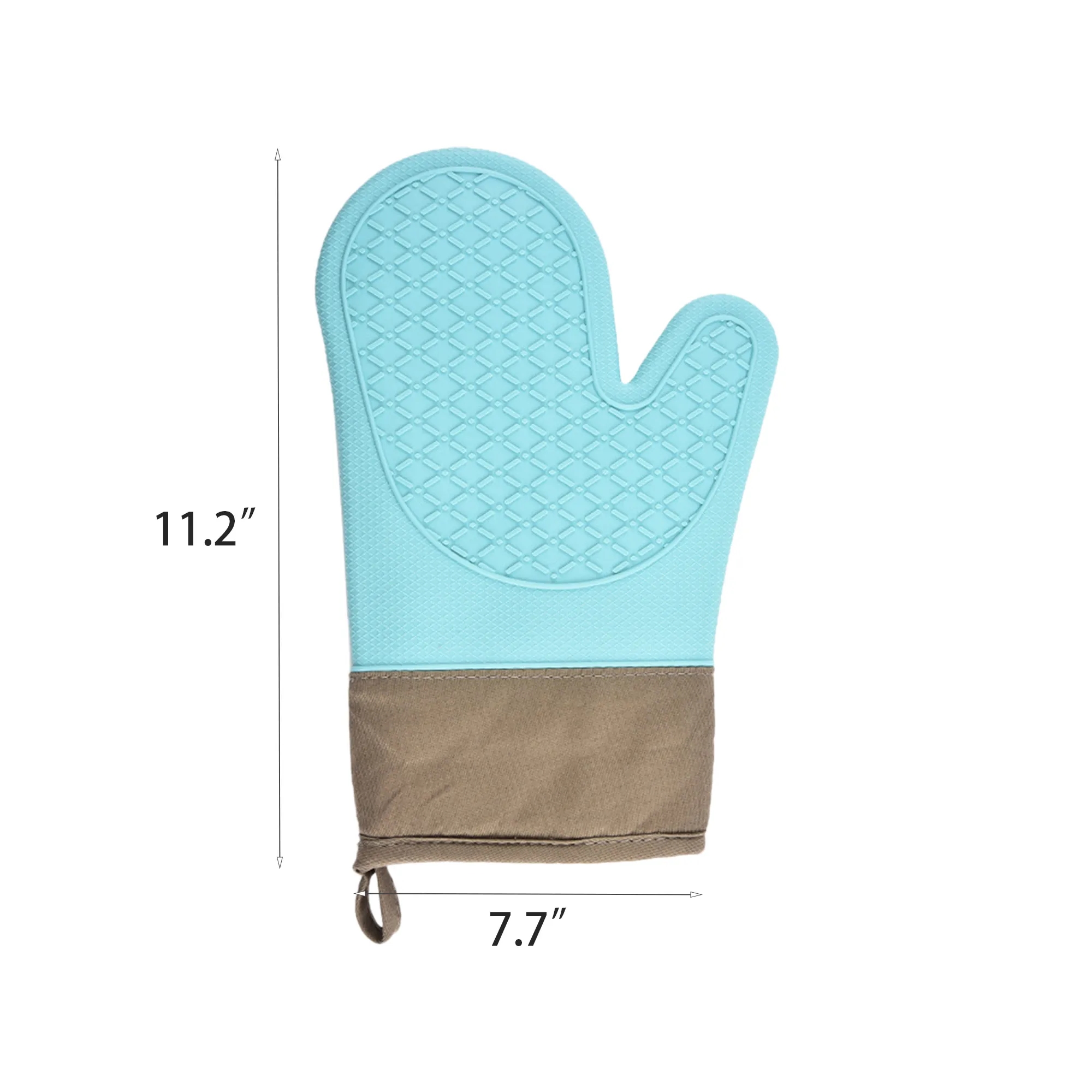 Dual-Color Silicone Oven Mitt 5