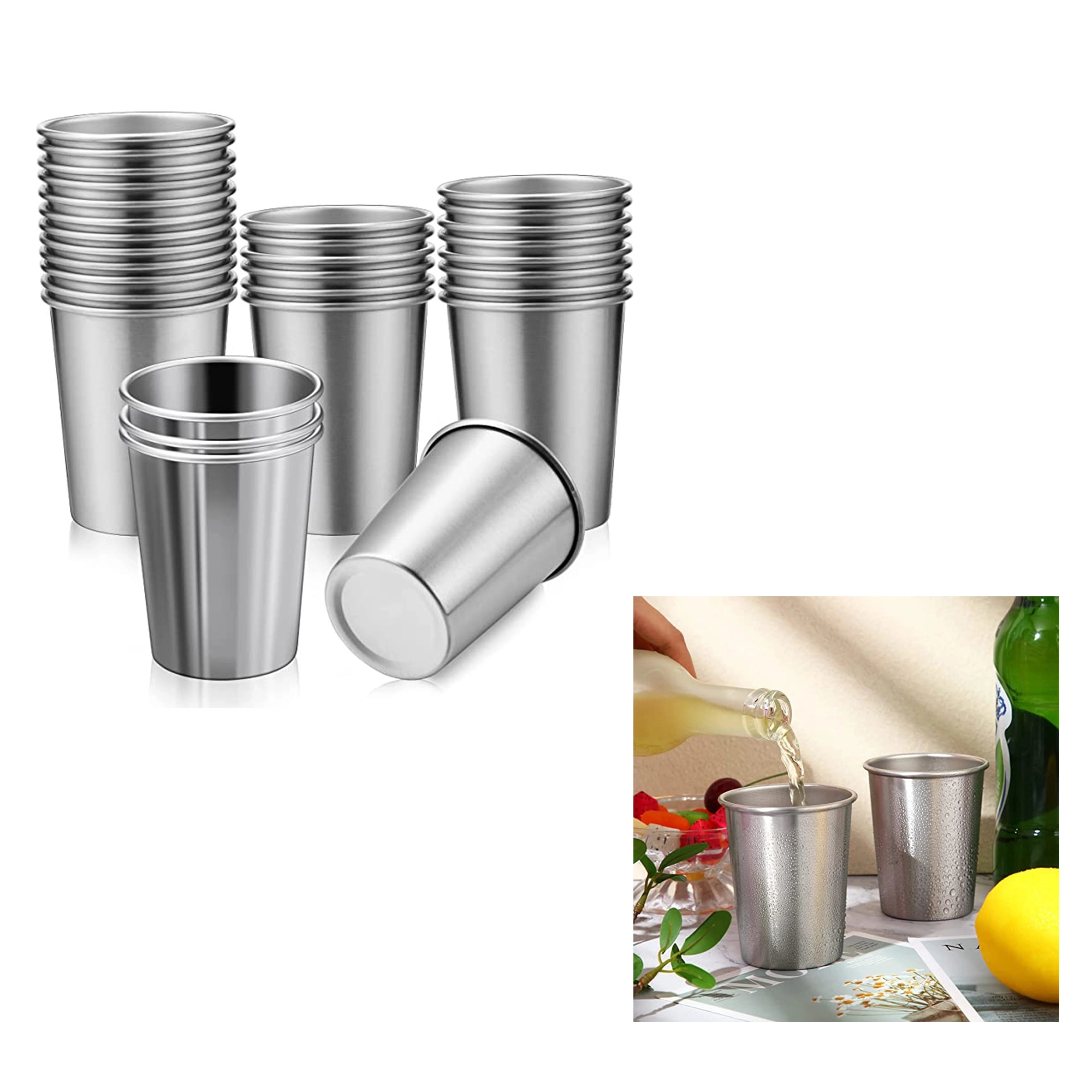 MOQ 30pcs 16 oz Stainless Steel Cup 1