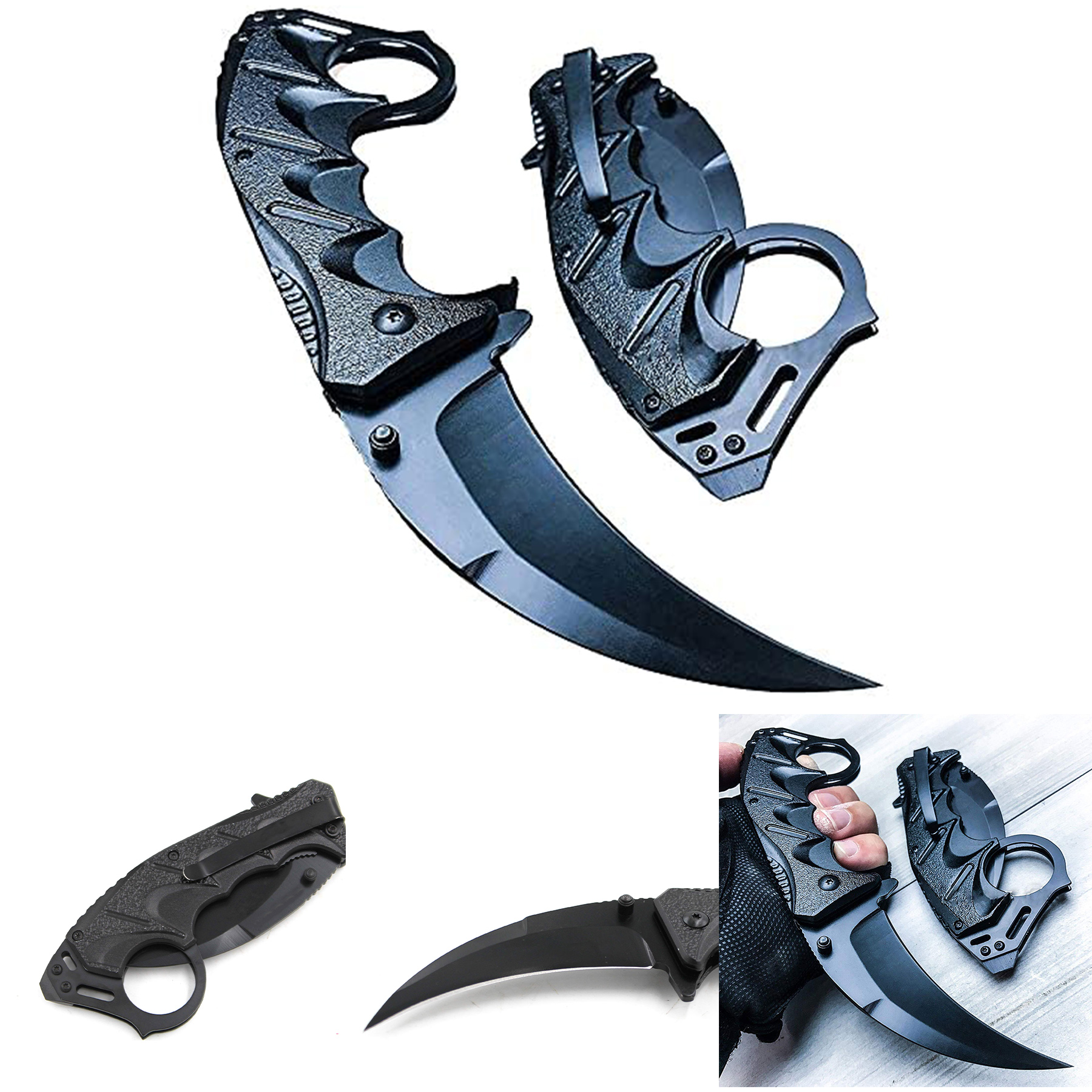 Spring Assist Style Folding Pocket Knife 2
