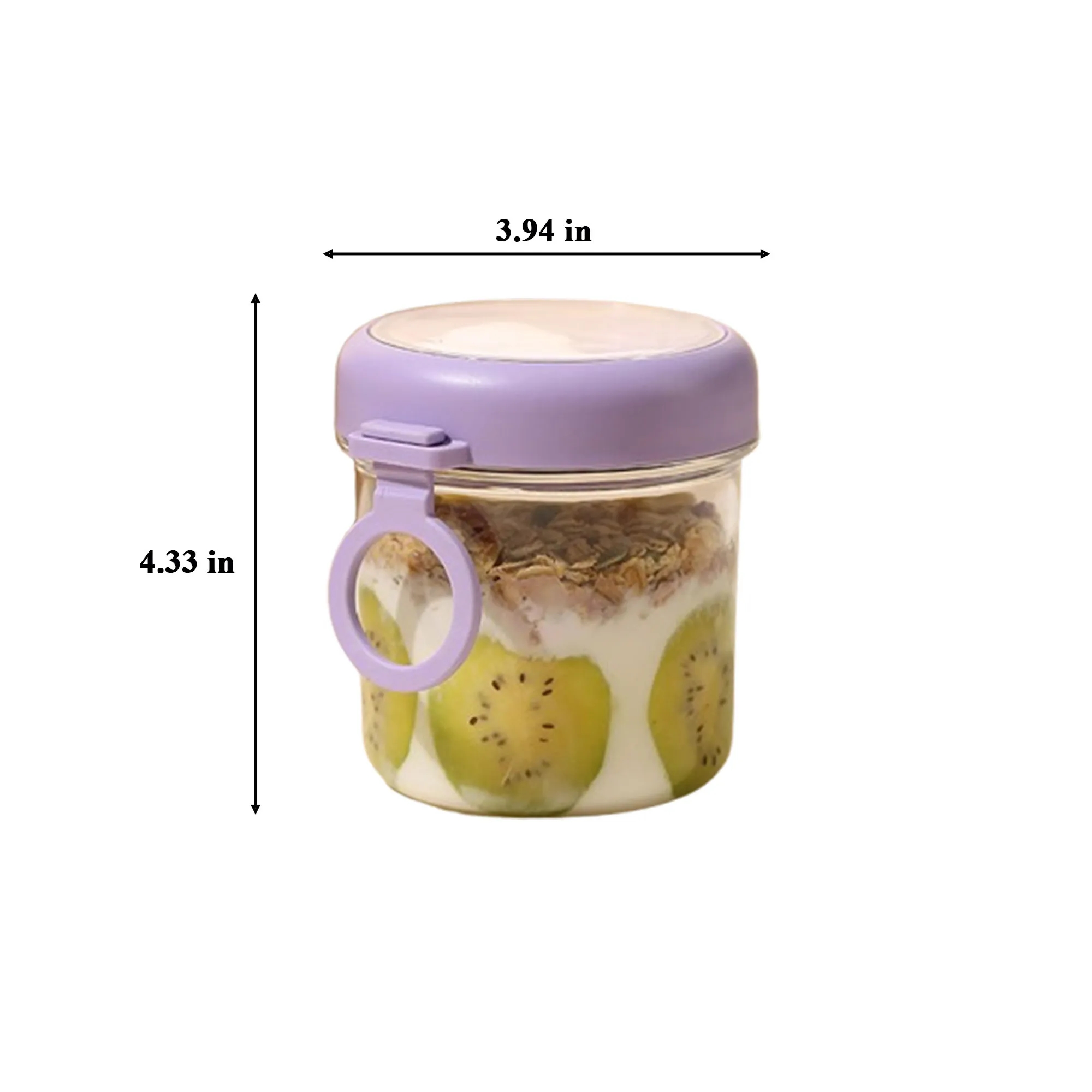 Fresh Yogurt Oat Salad Cup Healthy Snack 2