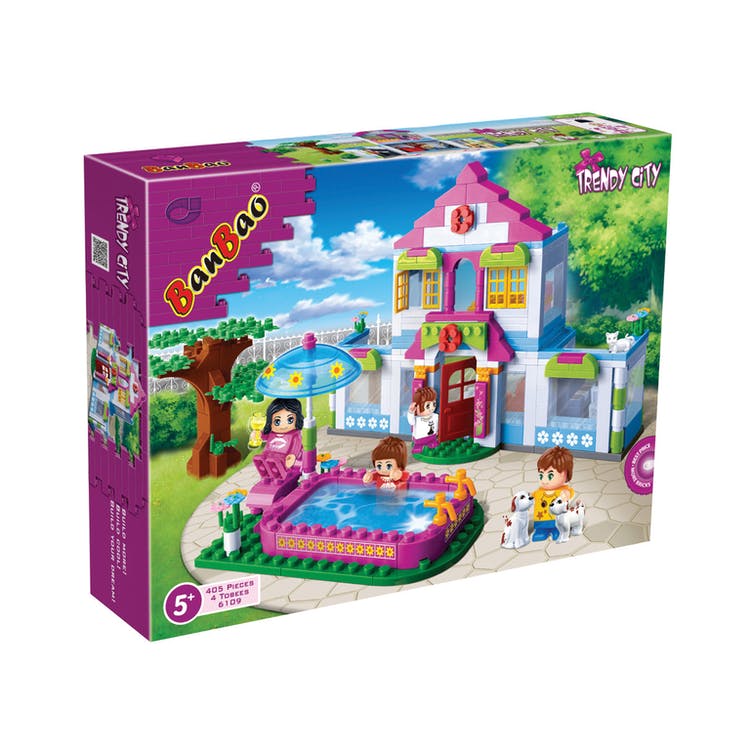 Dream House Building Block Sets - 405 Pieces 2
