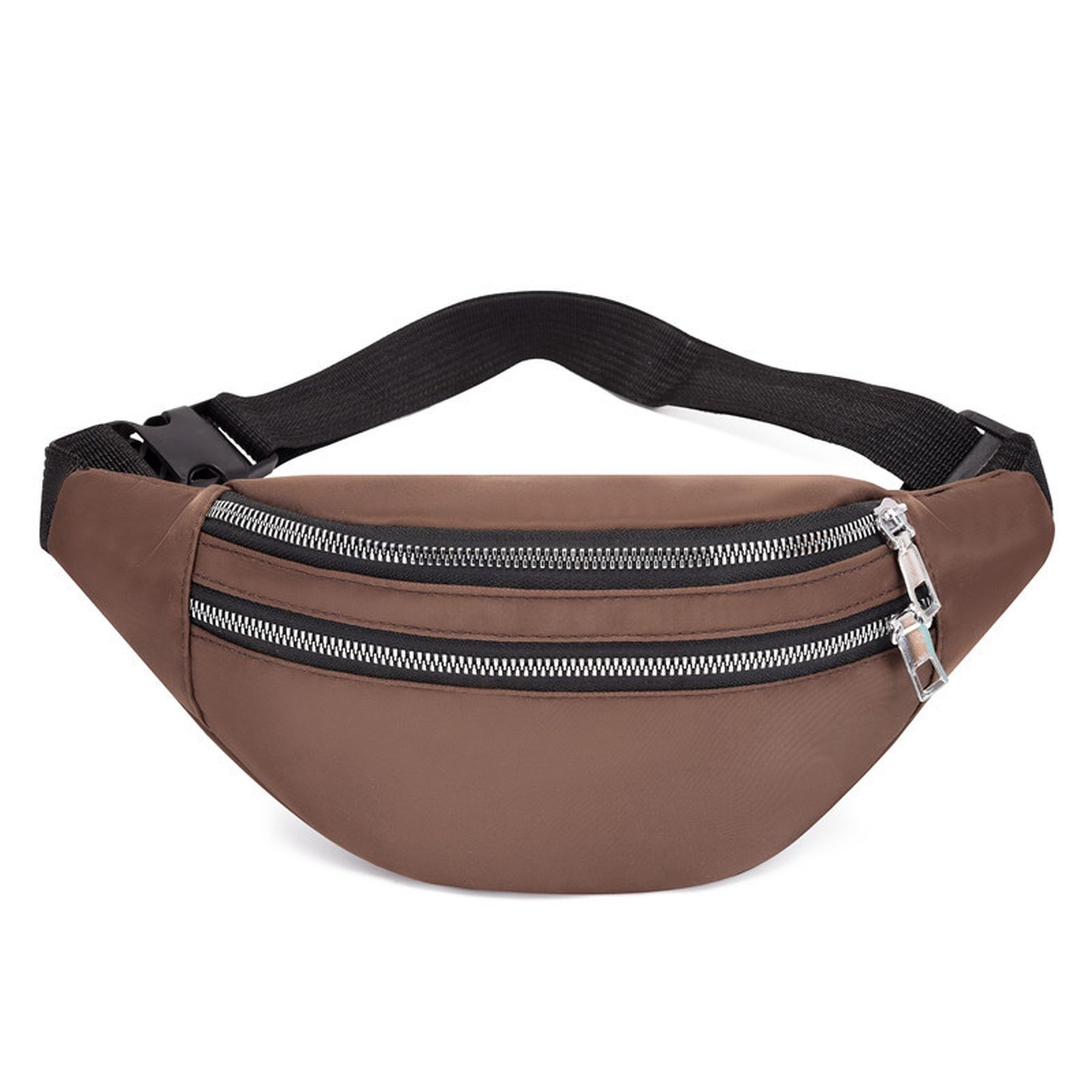 Sports Zipper Fanny Pack Travel Oxford Waist Bag 4
