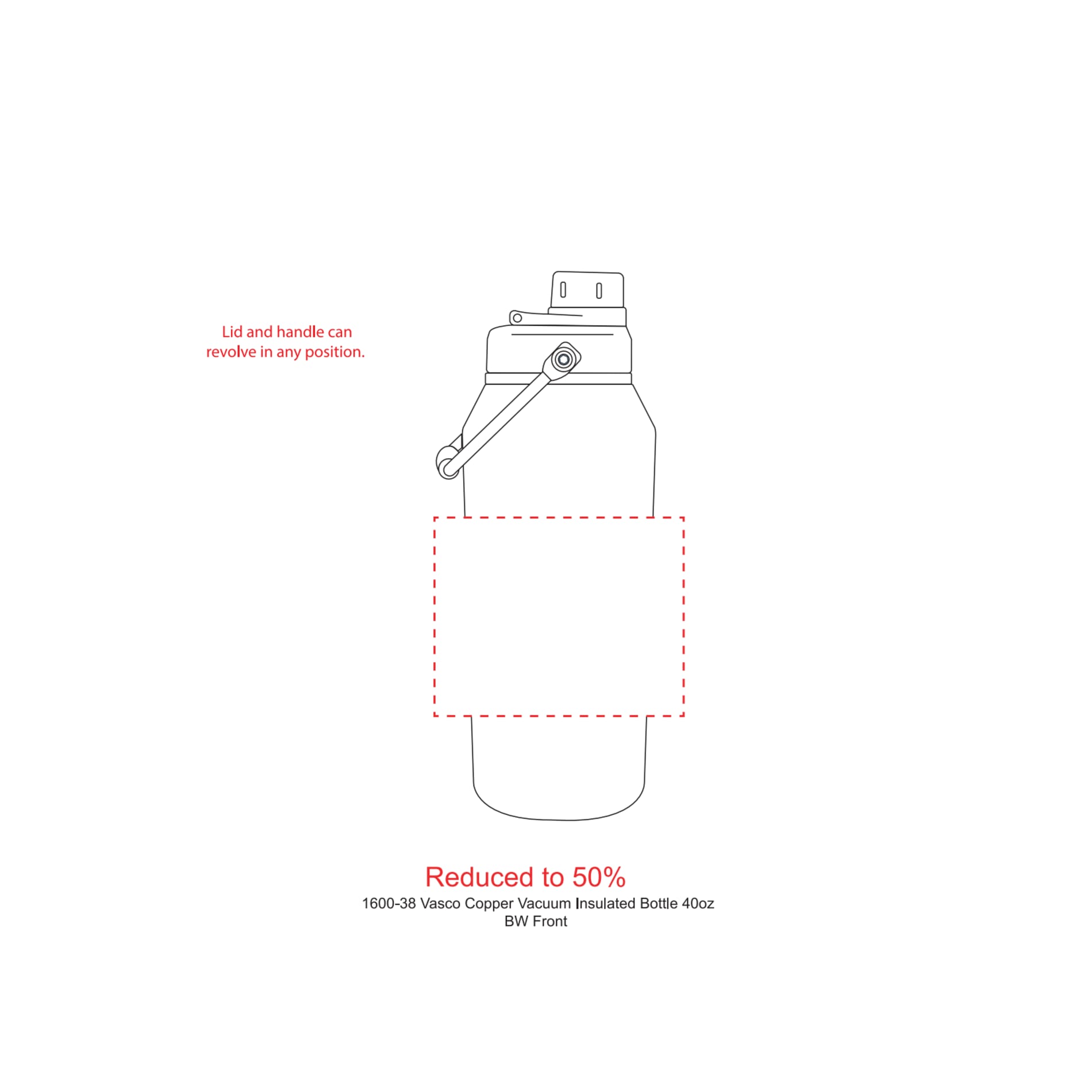 Vasco Copper Vacuum Insulated Bottle 40oz 83