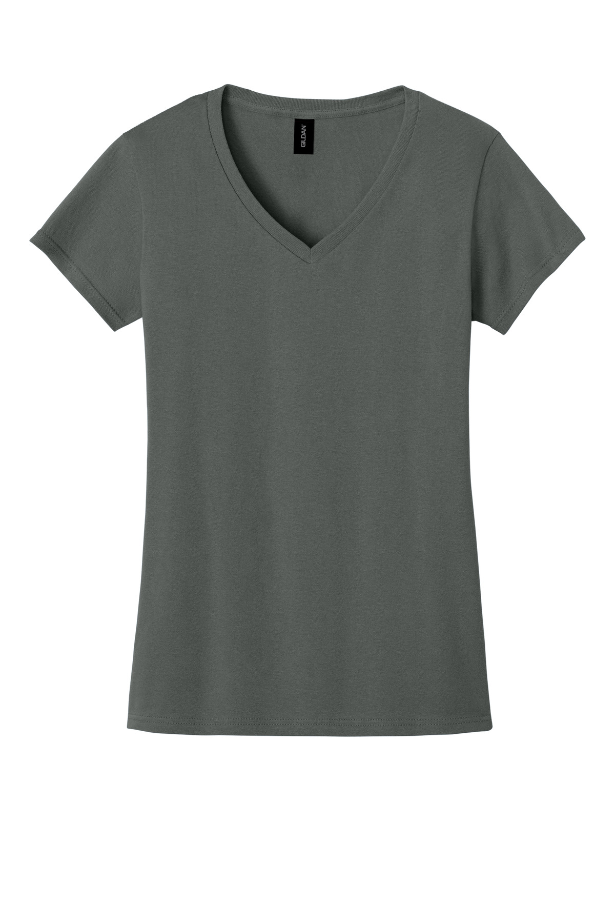 Gildan Women's Heavy Cotton 100% Cotton V-Neck T-Shirt. 5V00L 46