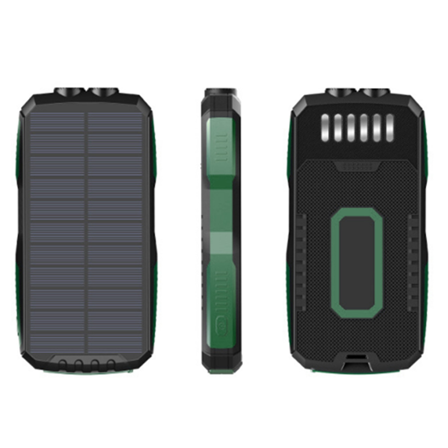 16000Mah Solar Power Bank Flashlight 3