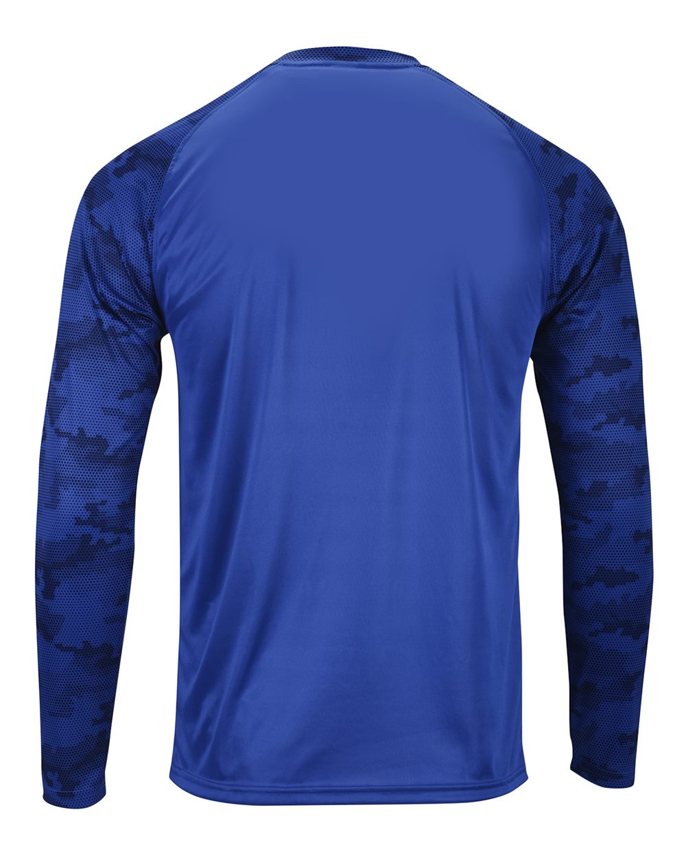 Unisex Cayman Performance Camo Colorblocked Long Sleeve T-Shirt - 216 54