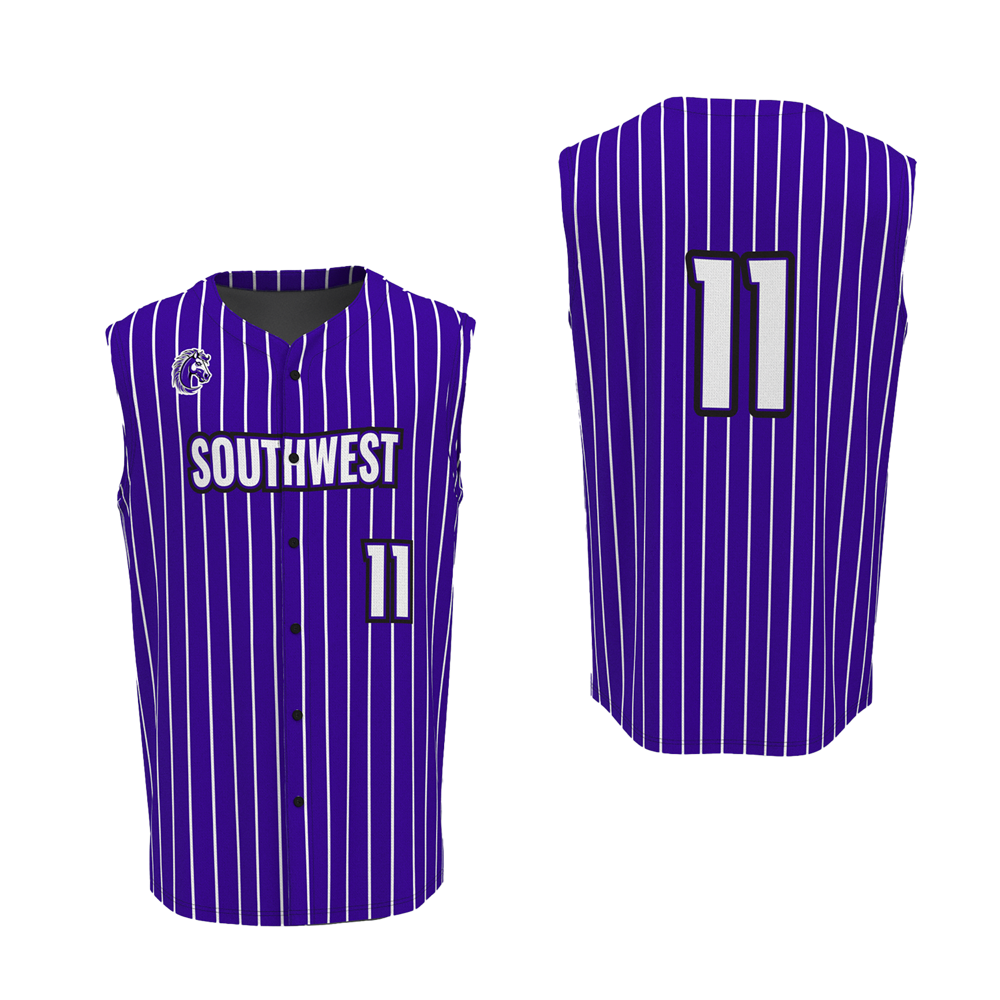 Men's Baseball Vest Pinhole Mesh Jersey 2
