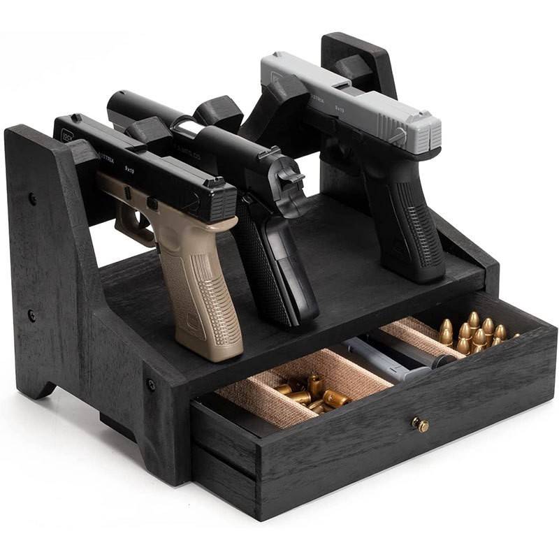 Wood Rack Holder for Gun Cabinet Accessories 6