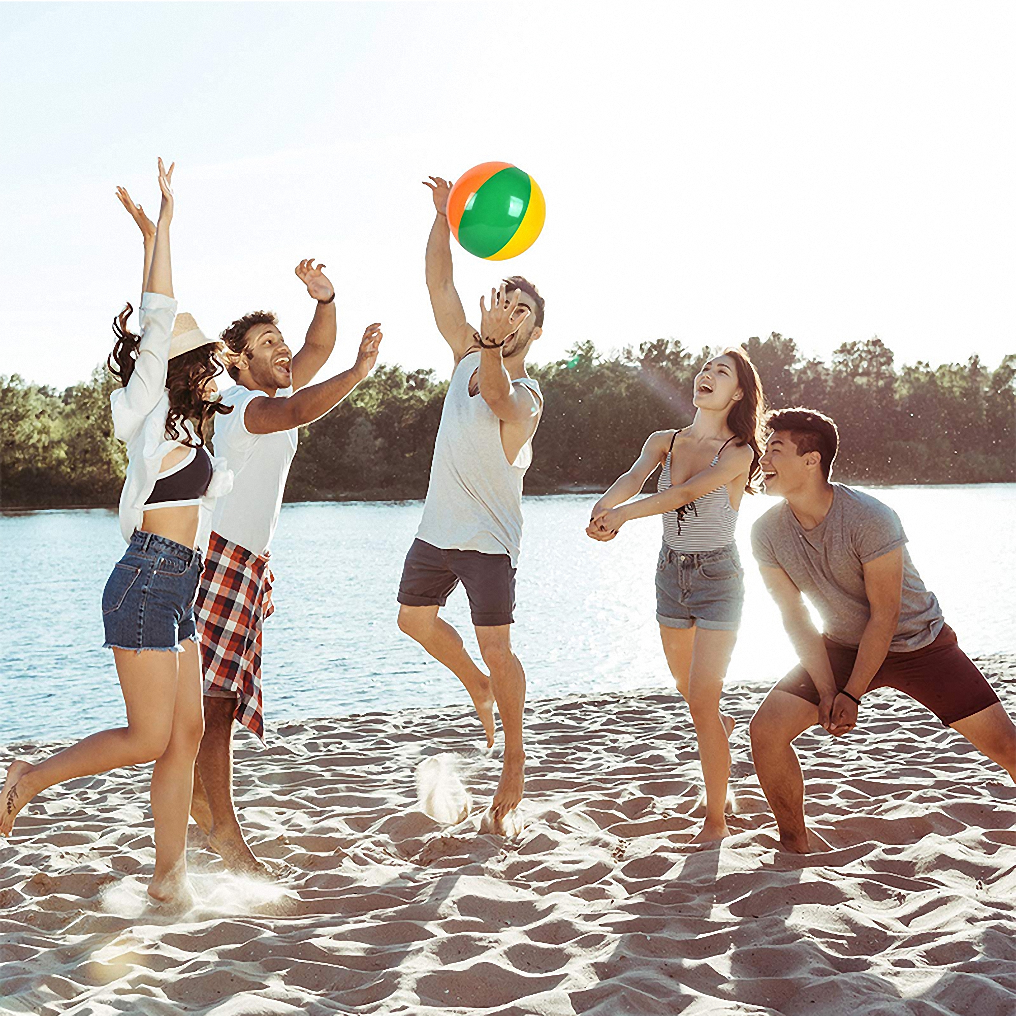 12" Inflatable PVC Beach Ball 5