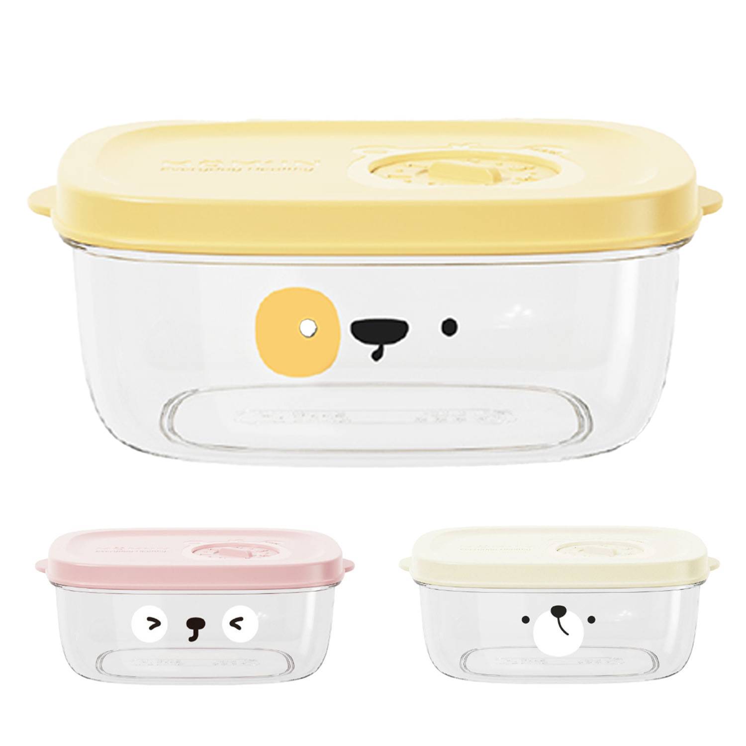 Plastic Transparent Lunch Box 5
