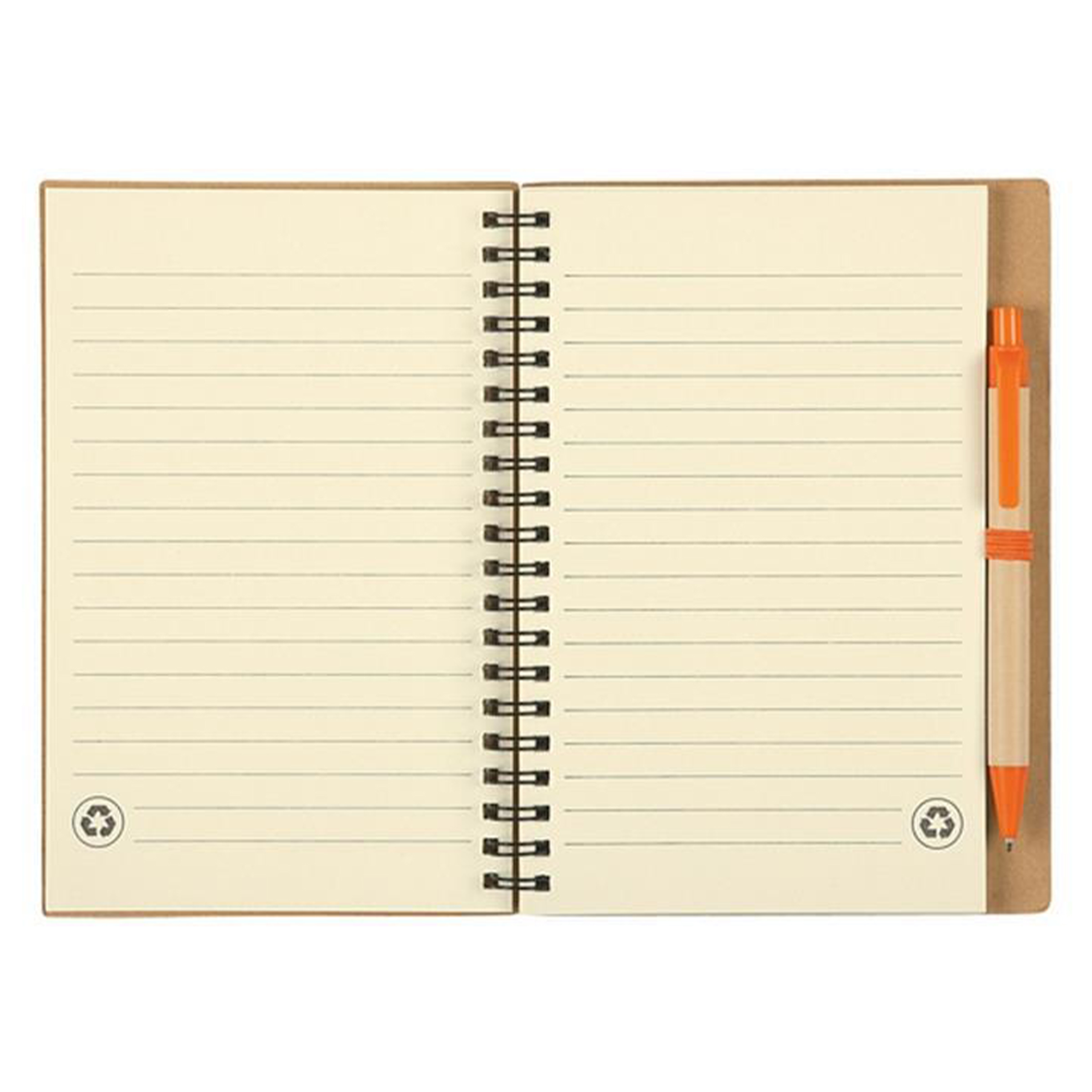 Kraft Paper Splicing Cover With Pen Notebook 8