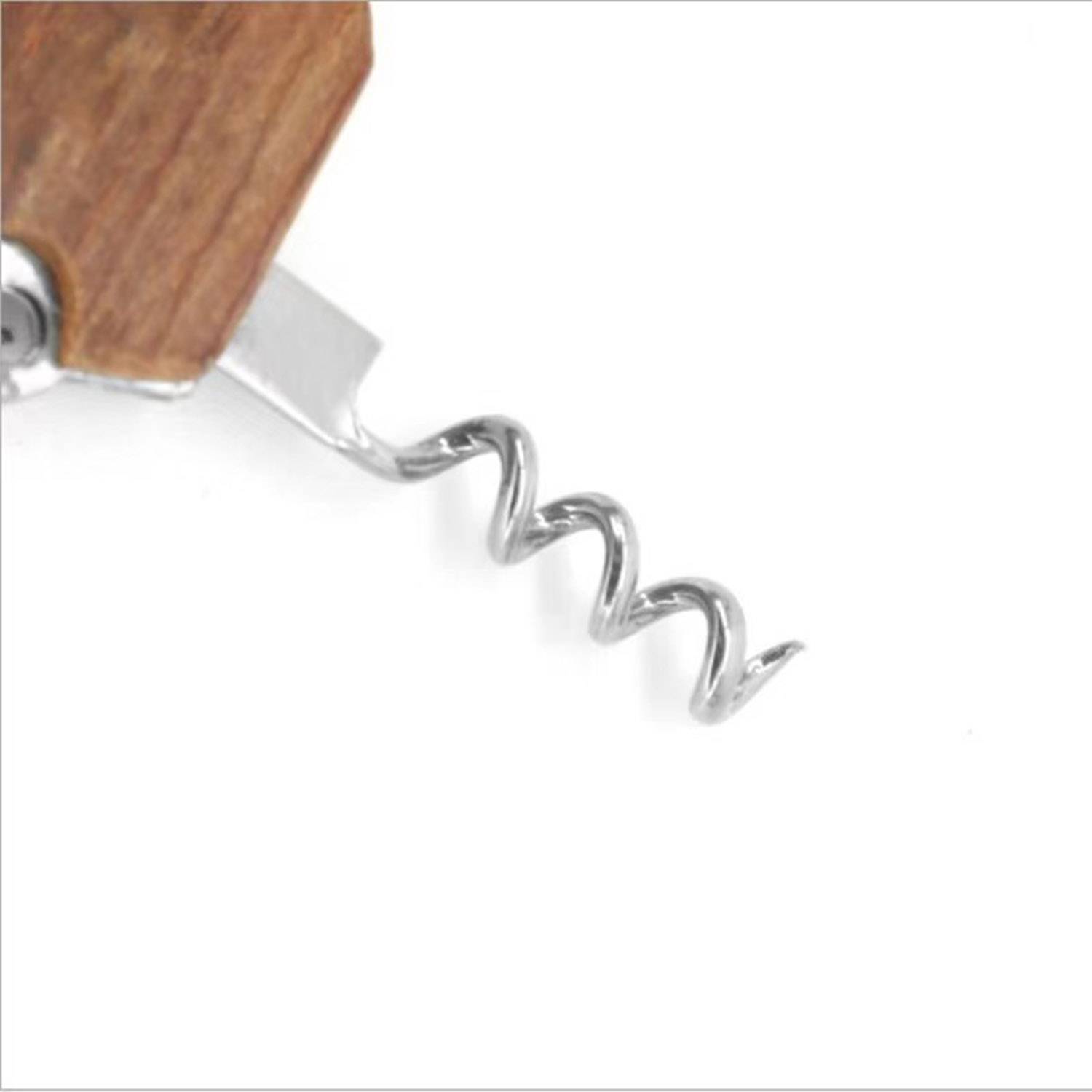 Wooden Bottle Opener Keychain w/ Knife 6