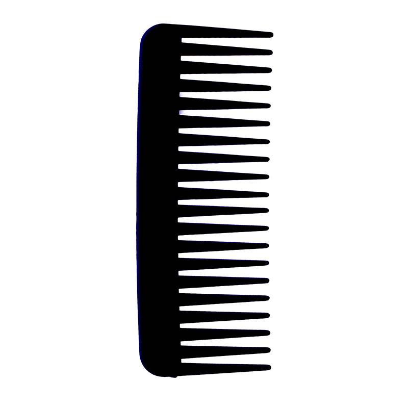 Rectangular Wide Toothed Plastic Comb 5