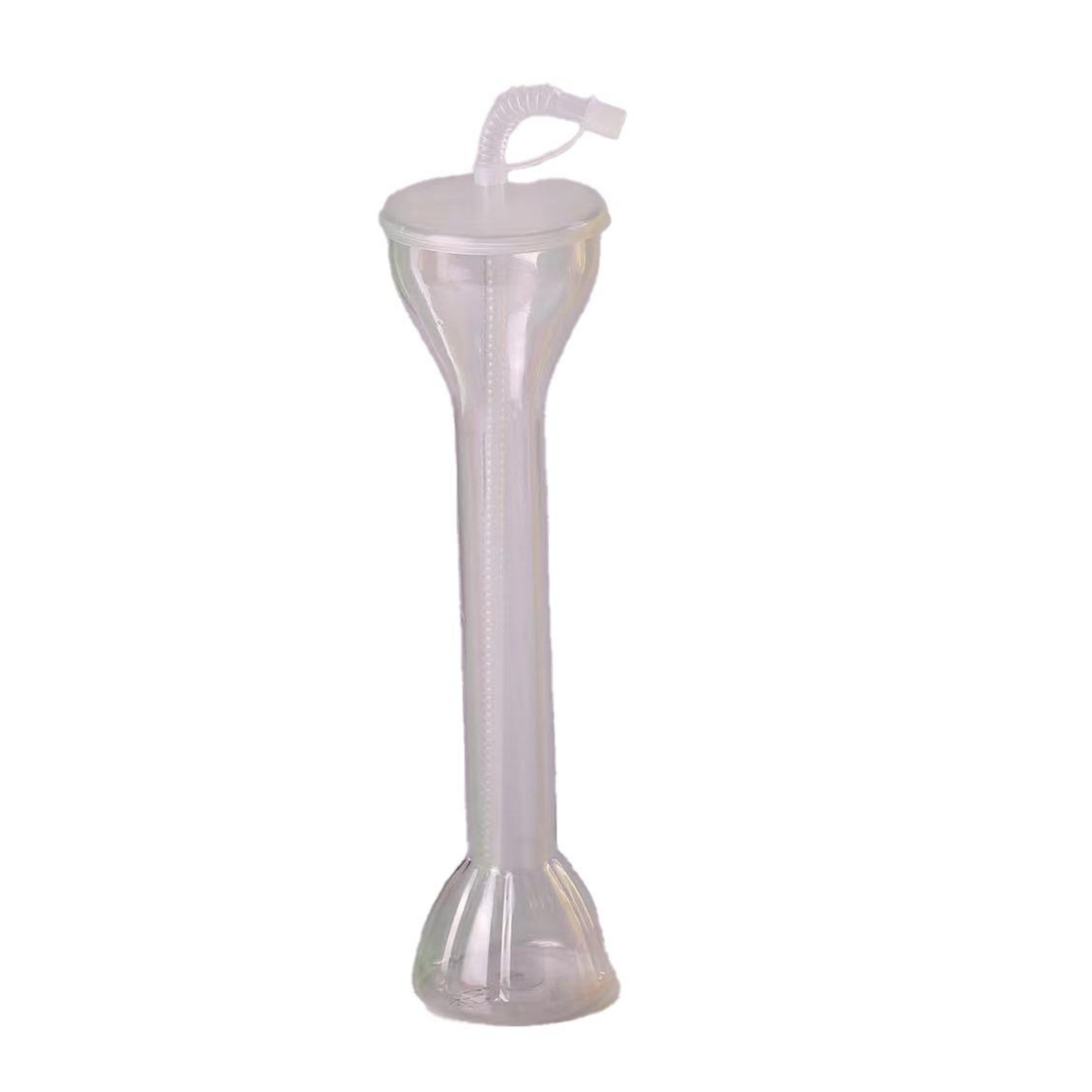 600ML Clear Yard Cup with Straw - OCEAN 8