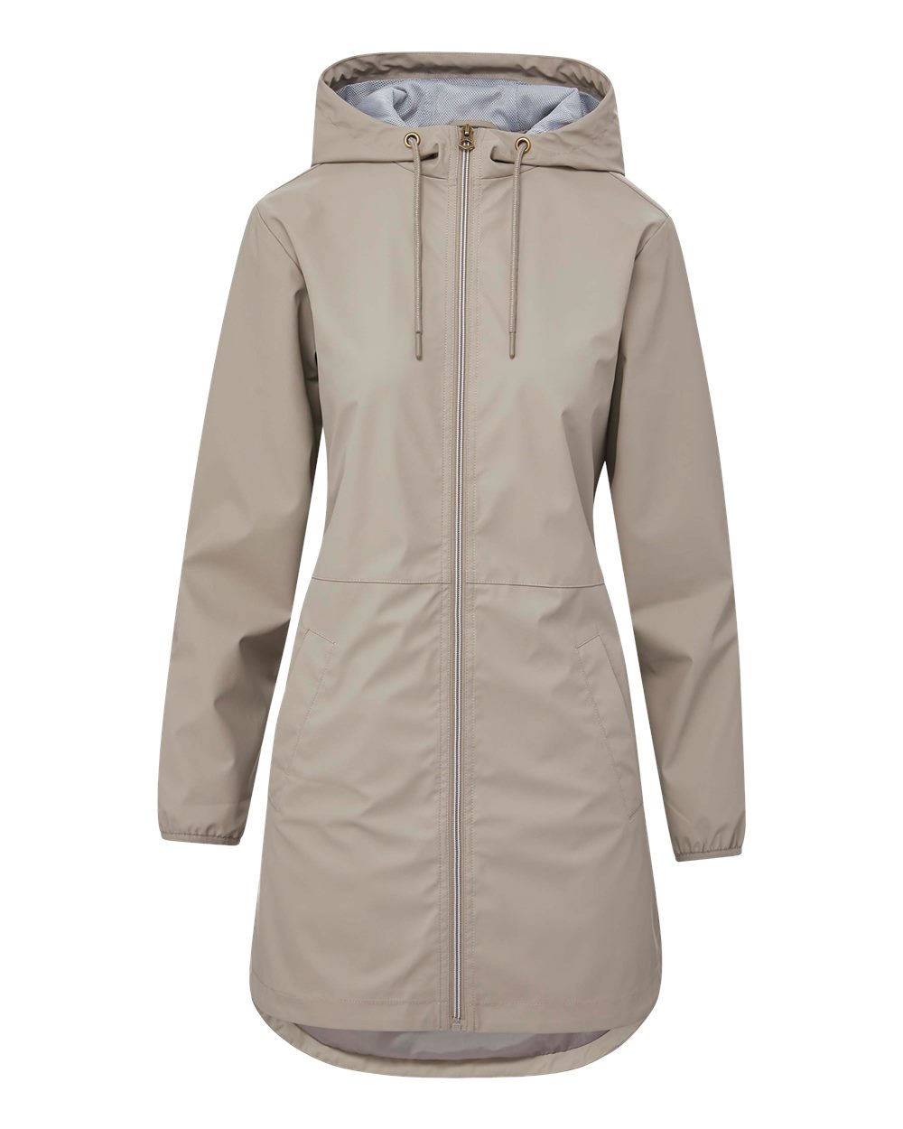 Women's Vintage Hooded Rain Jacket - W193910 5
