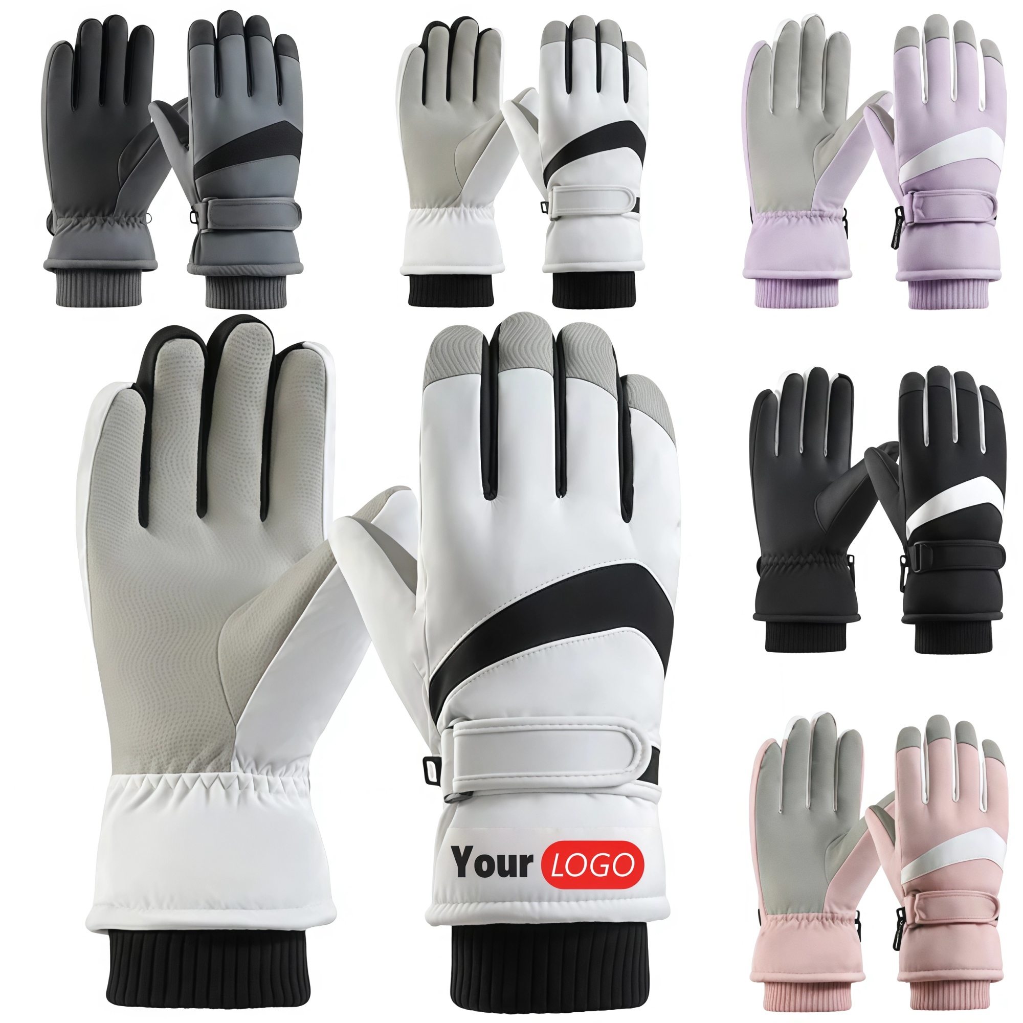 Thick Winter Warm Ski Snow Gloves 2