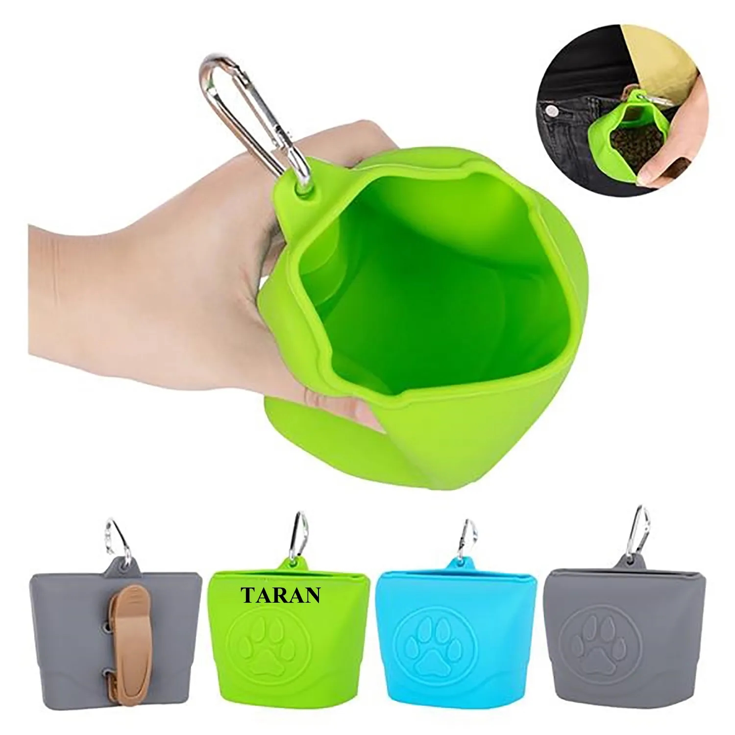 Silicone Dog Treat Pouch 1